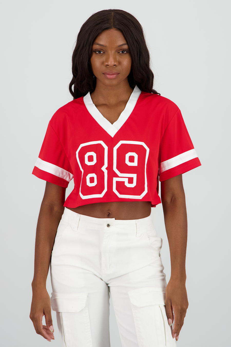 Top crop estampado numero