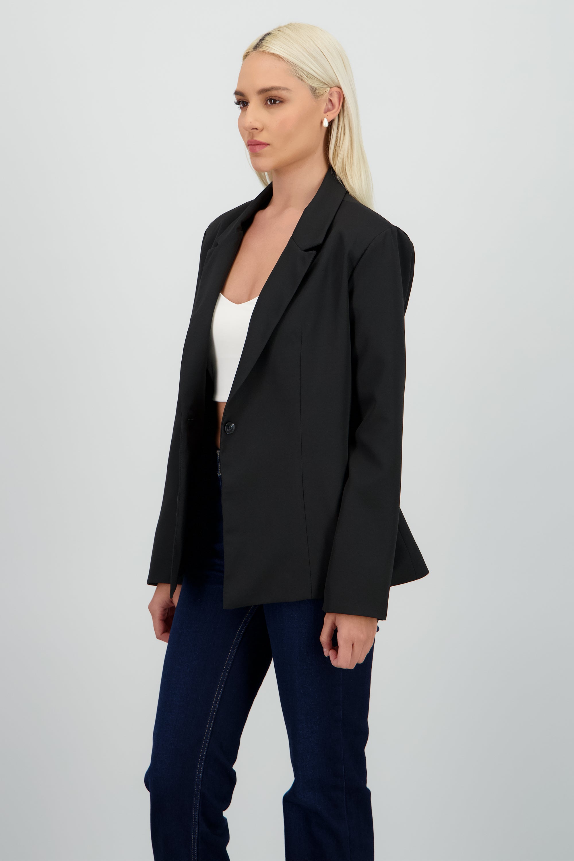 Blazer over sastreado NEGRO