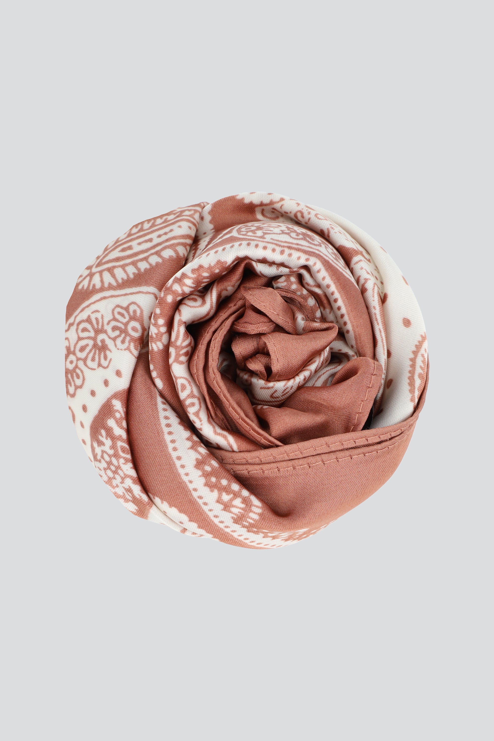 Pañuelo paisleys contorno TAUPE