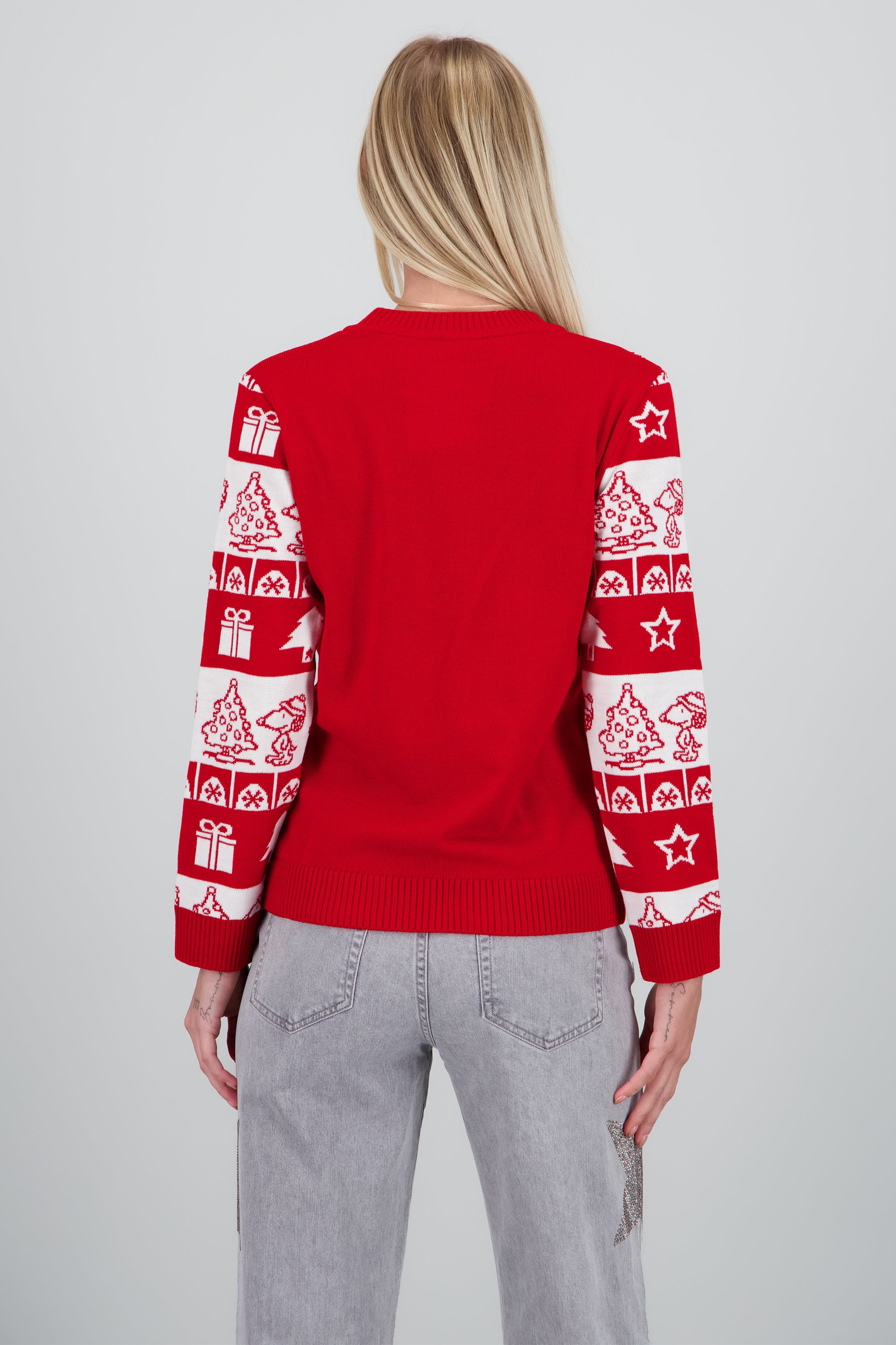 Sueter grecas Snoopy navidad ROJO COMBO
