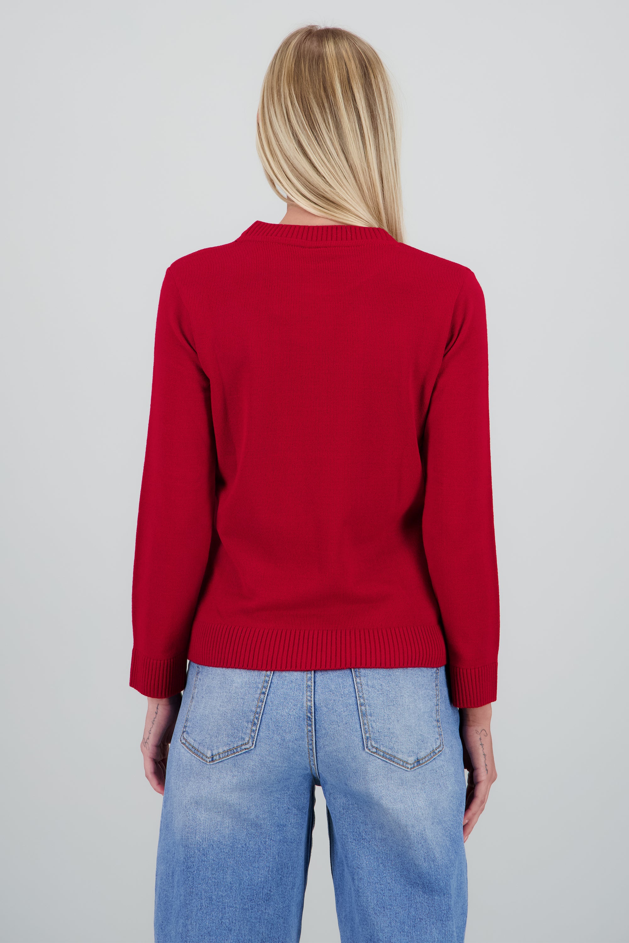 Sueter Snoopy merry christmas ROJO