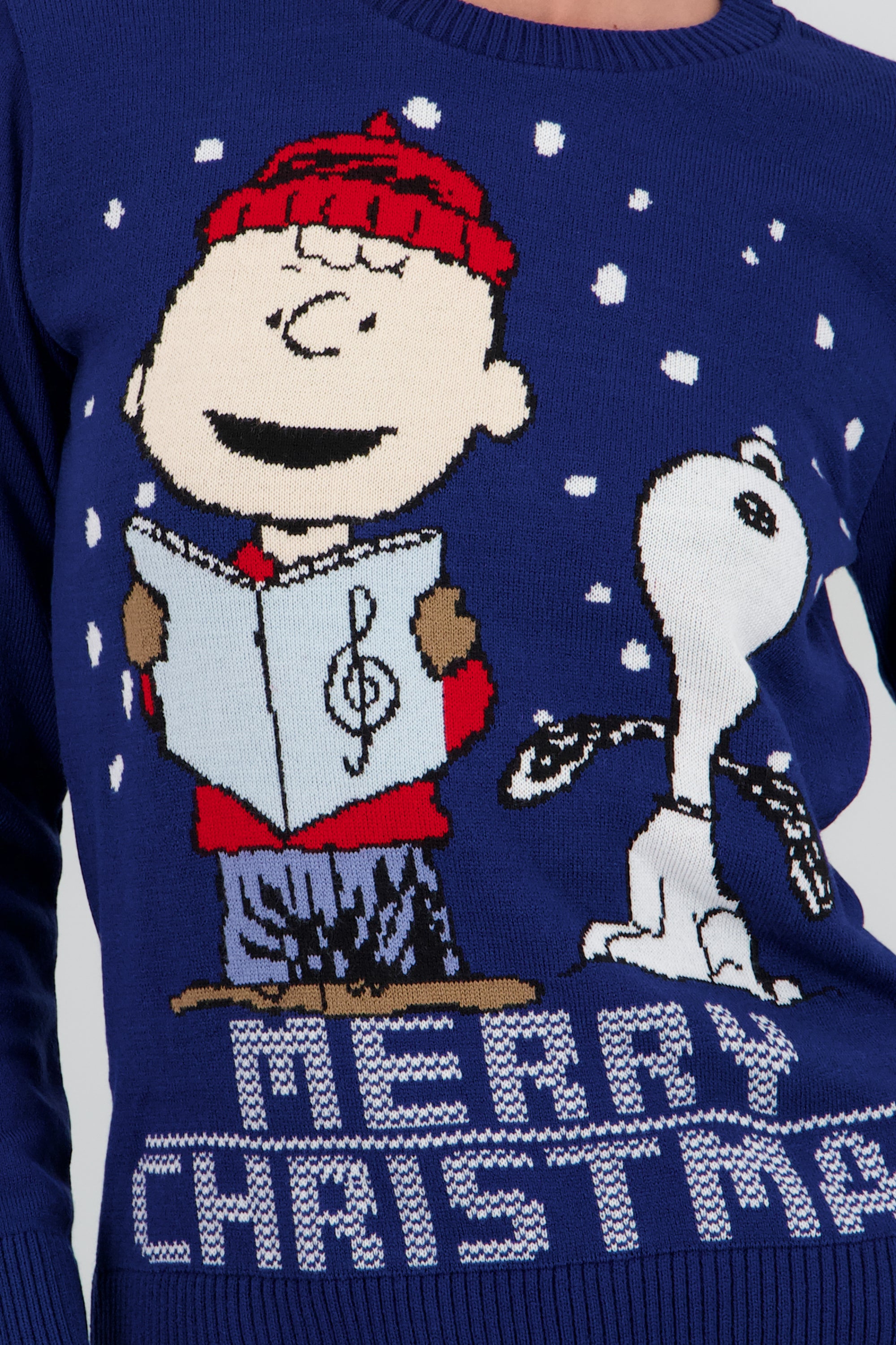 Sueter Snoopy Charlie Brown nieve AZUL COMBO