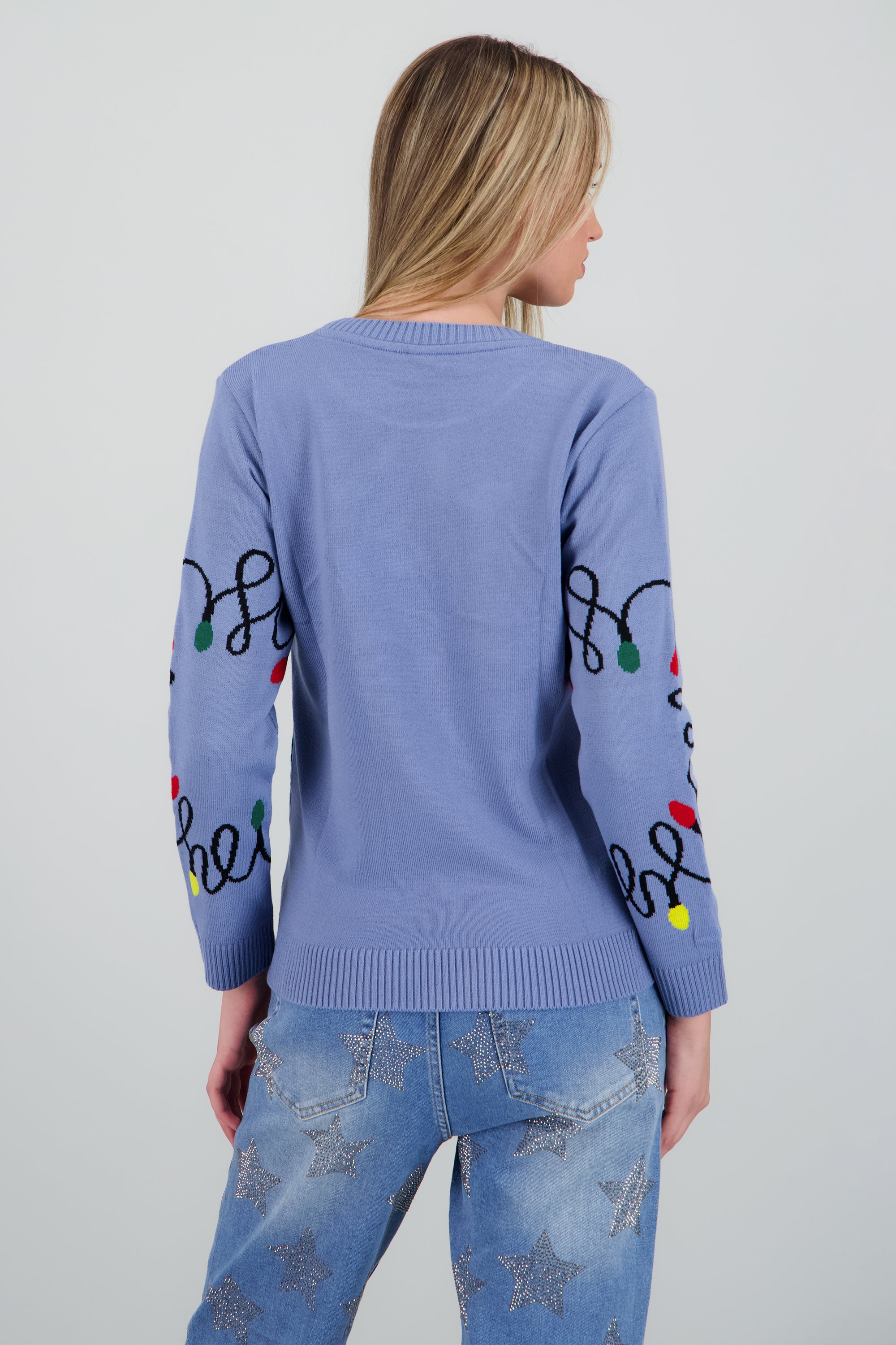 Sueter Snoopy santa ho ho ho AZUL COMBO