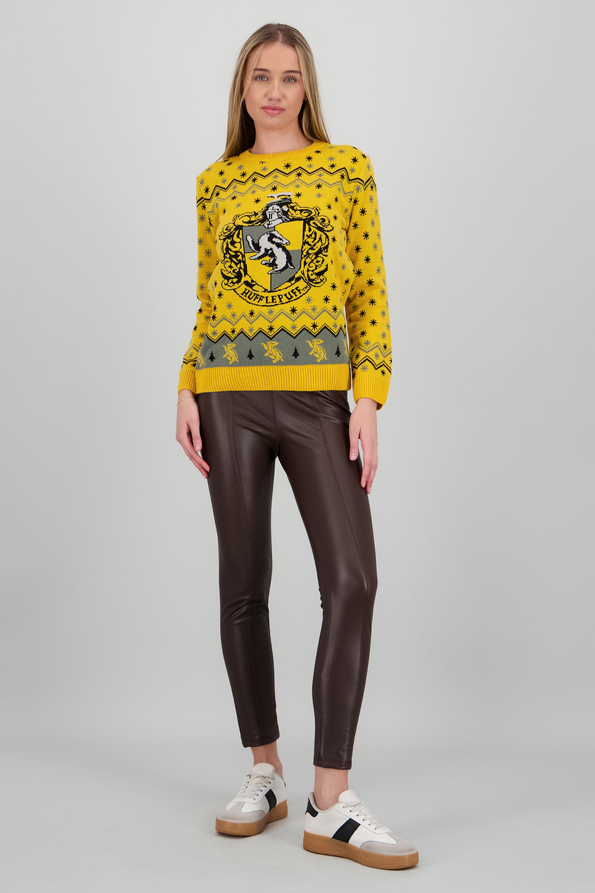 Sueter navideño Hufflepuff AMARILLO COMBO
