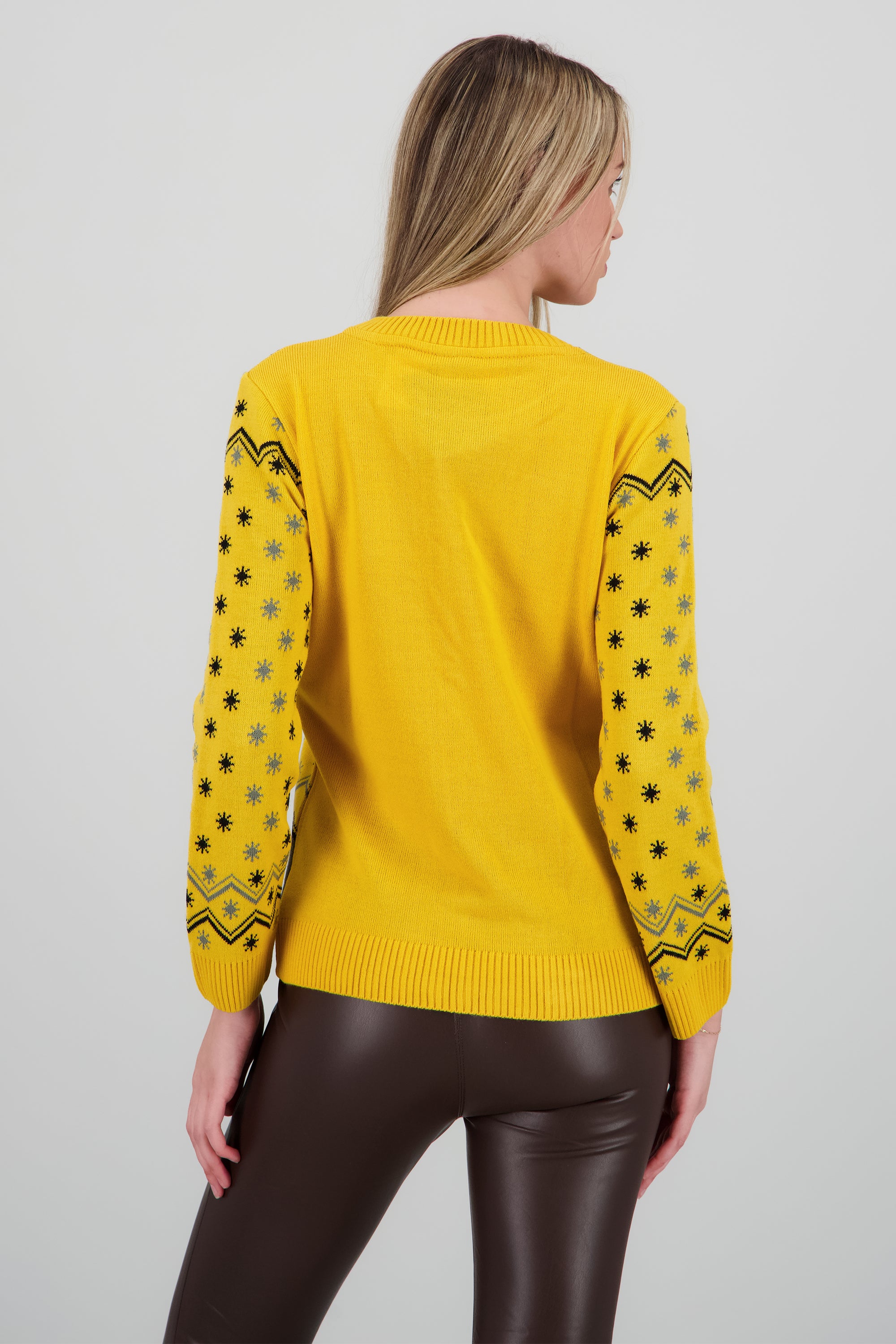 Sueter navideño Hufflepuff AMARILLO COMBO