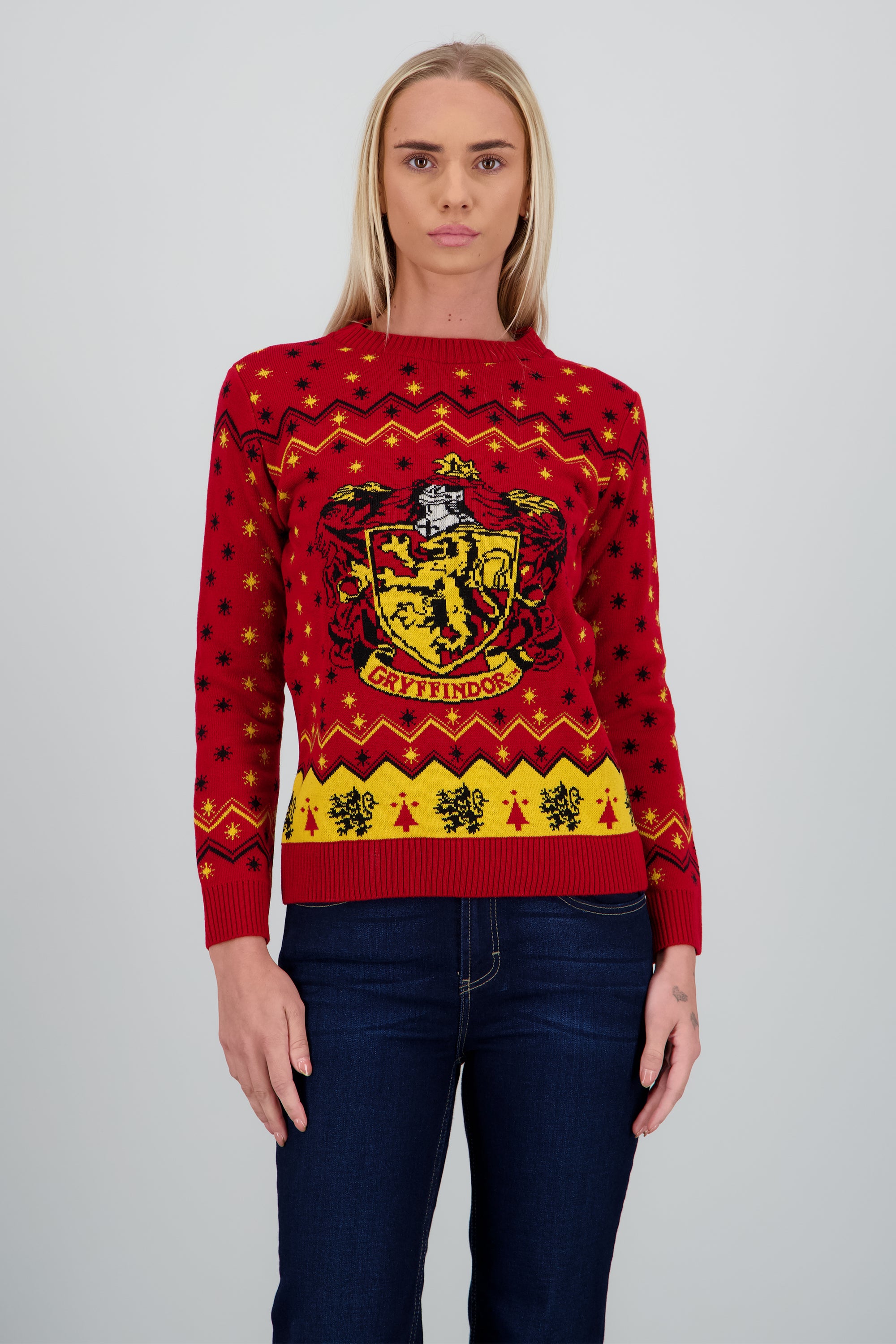 Sueter navideño Gryffindor ROJO COMBO