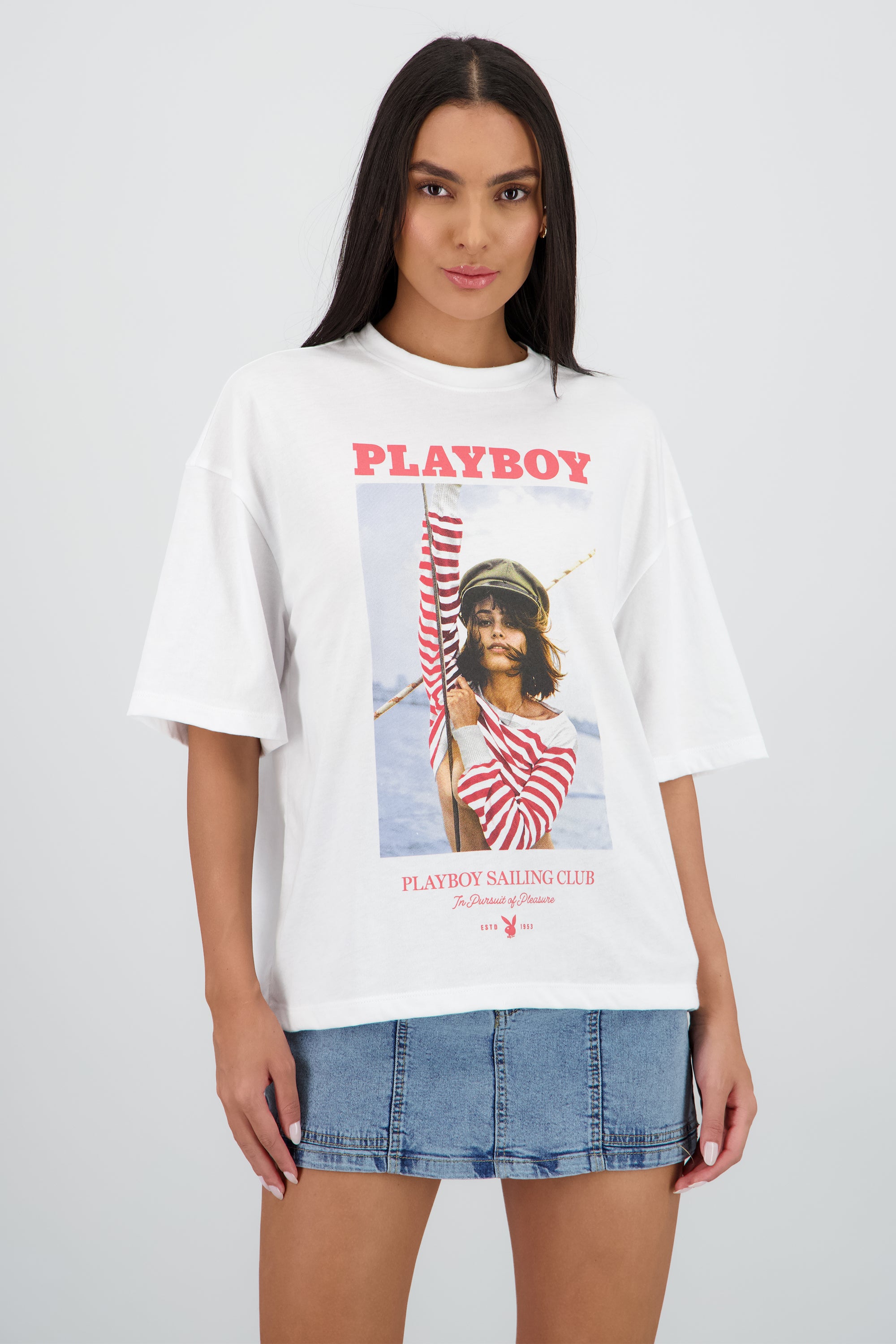 Playera Playboy sailing club BLANCO