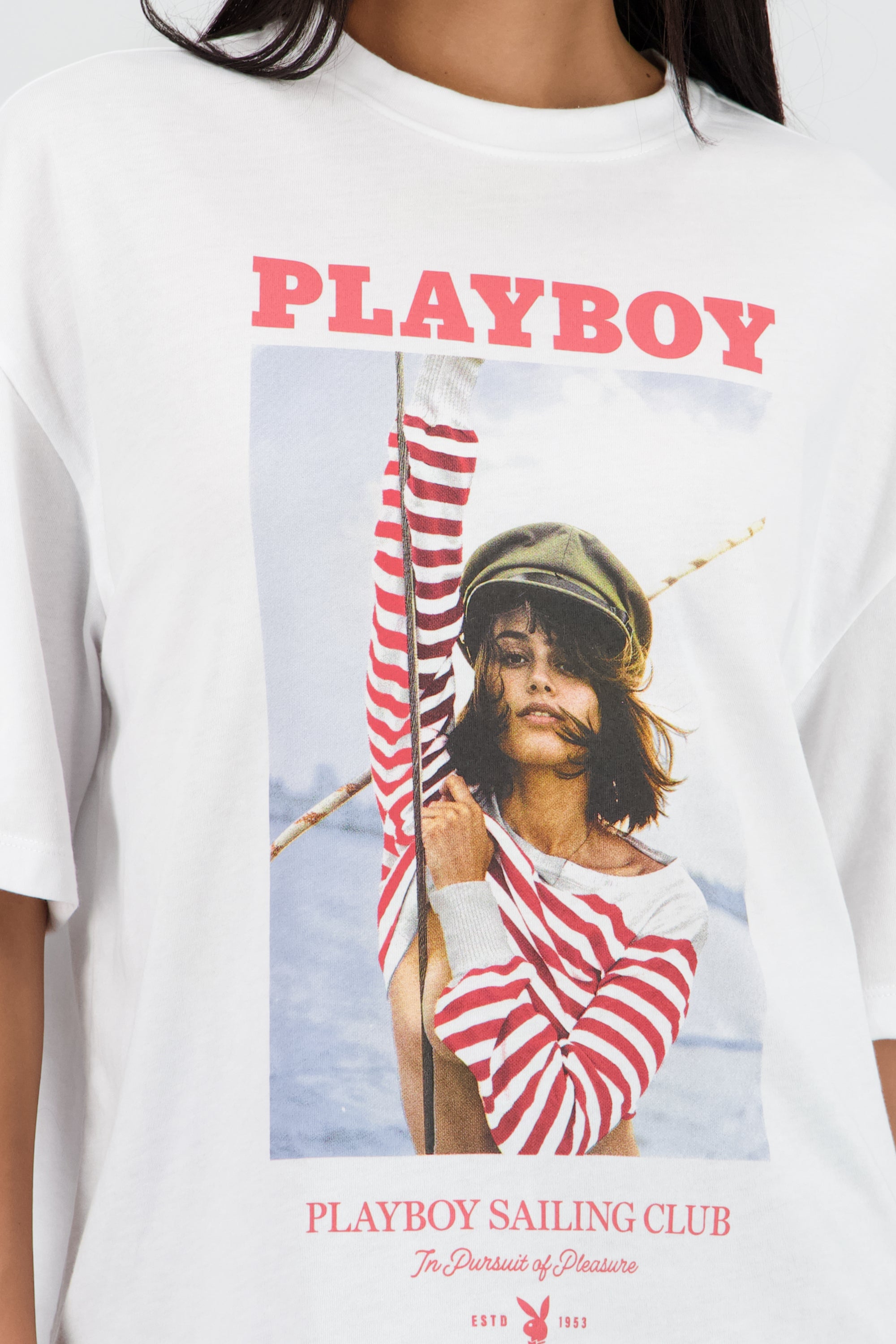 Playera Playboy sailing club BLANCO