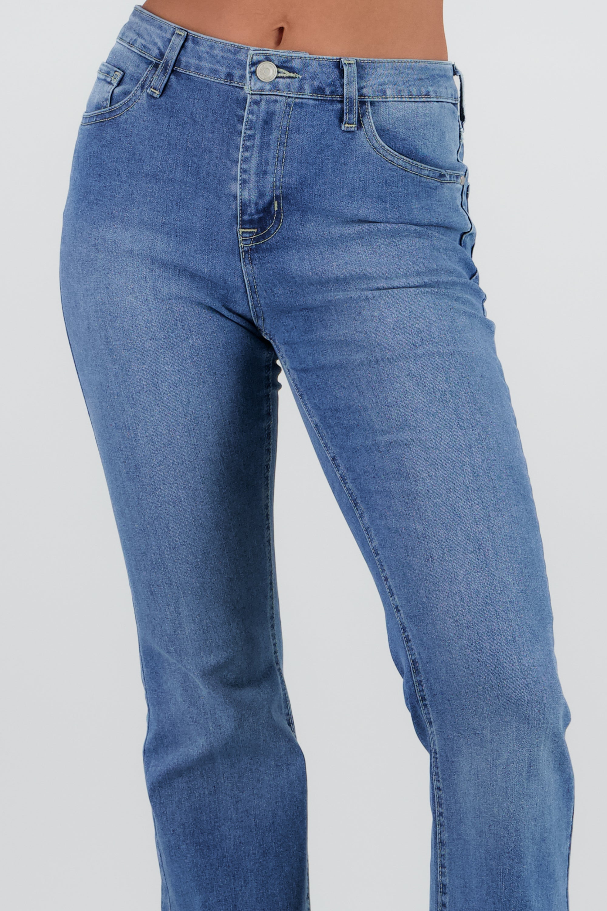 Jeans flare crop STONE MEDIO