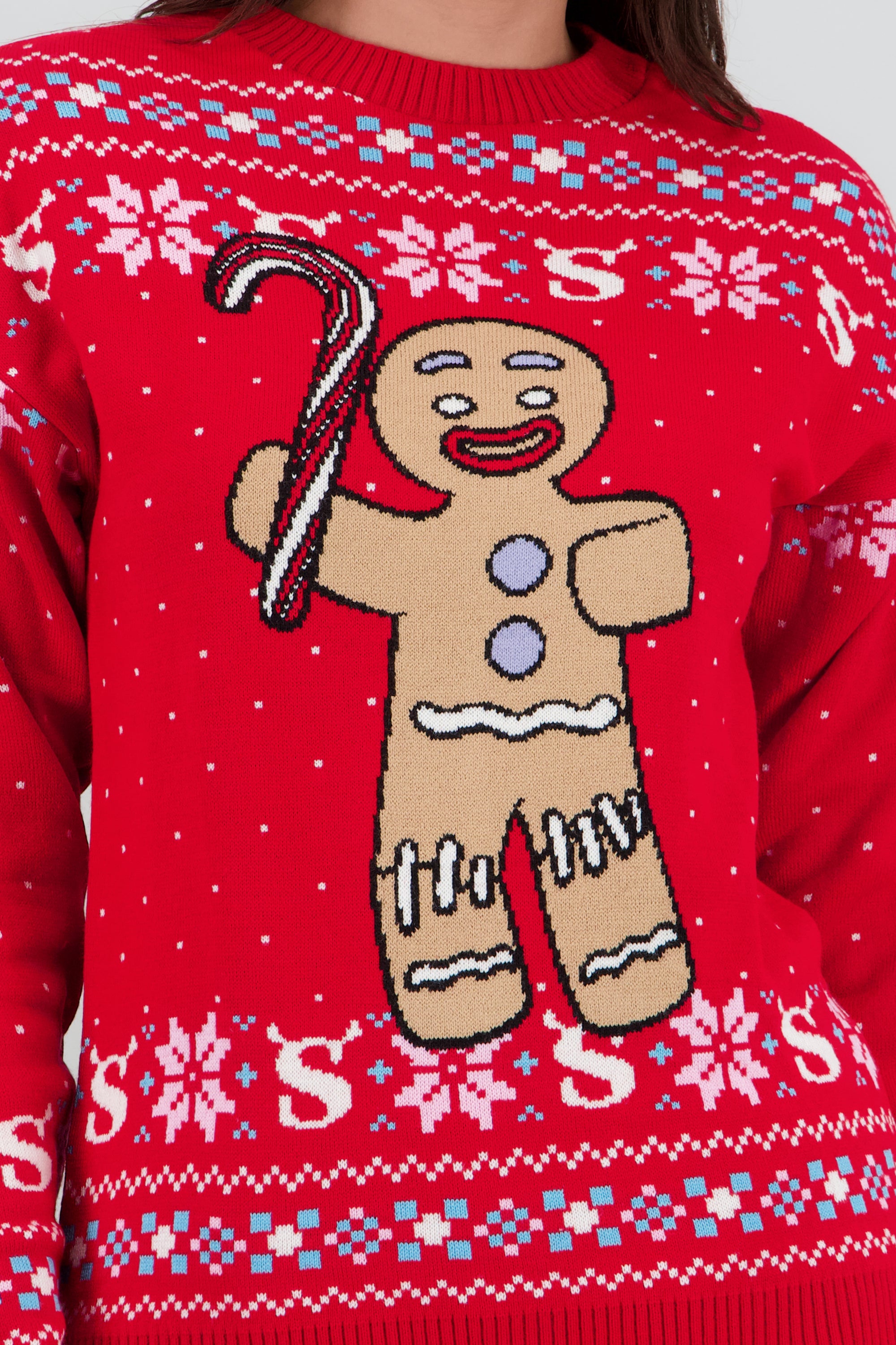 Sueter navideño Gengi Shrek ROJO COMBO