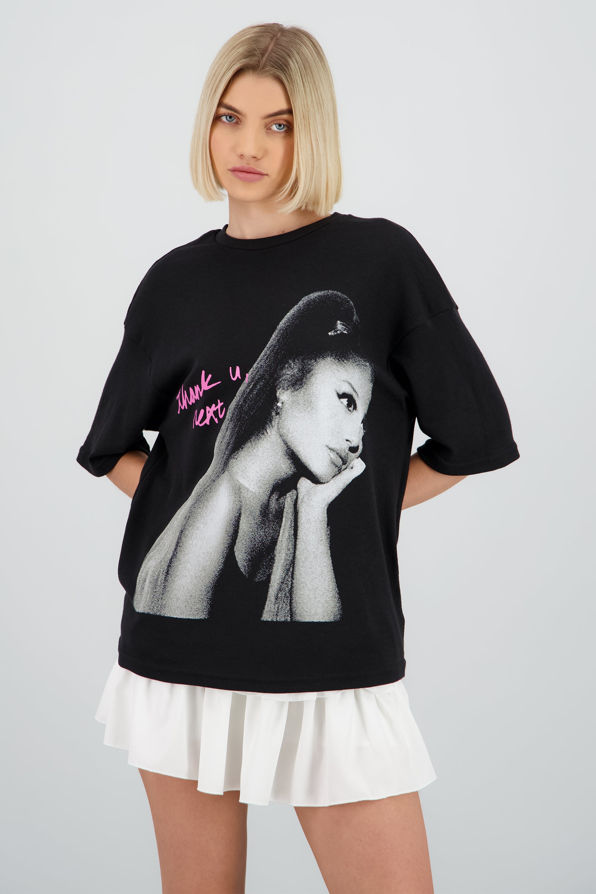 Playera thank u next ariana grande NEGRO