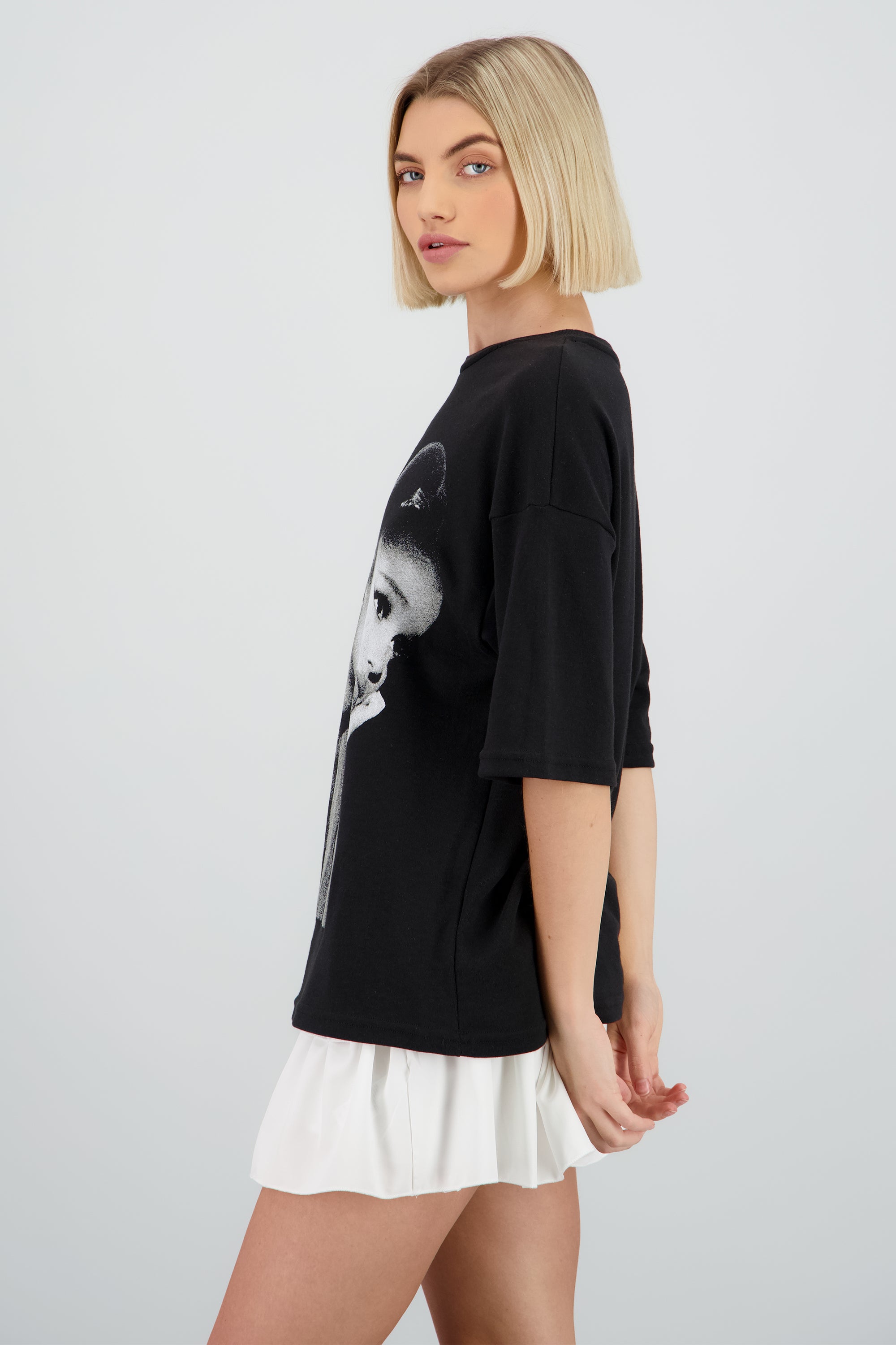 Playera thank u next ariana grande NEGRO