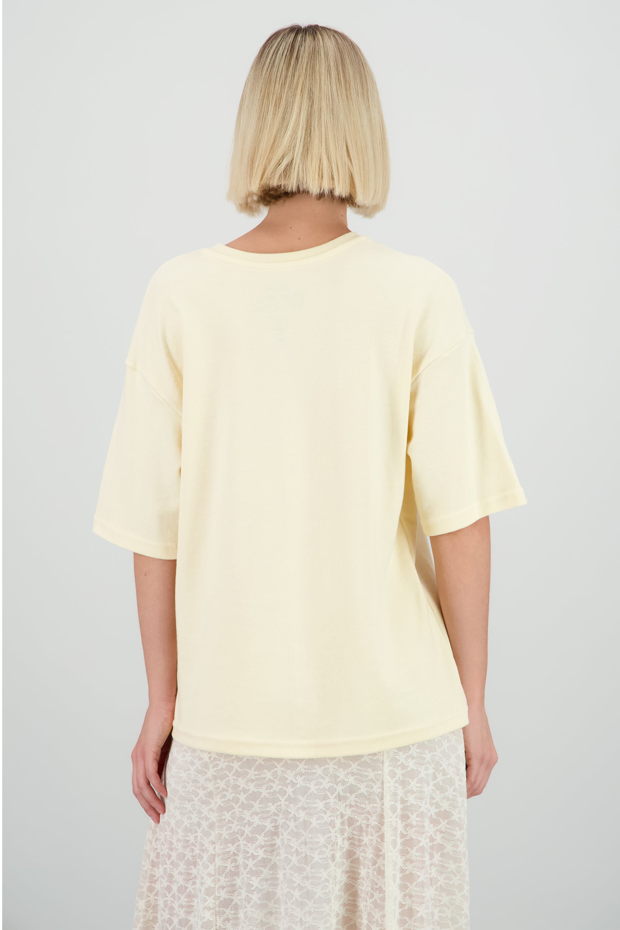 Playera lady gaga artpop AMARILLO PASTEL