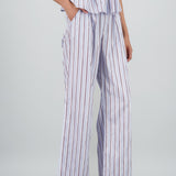 Pantalon recto pretina detalle boton