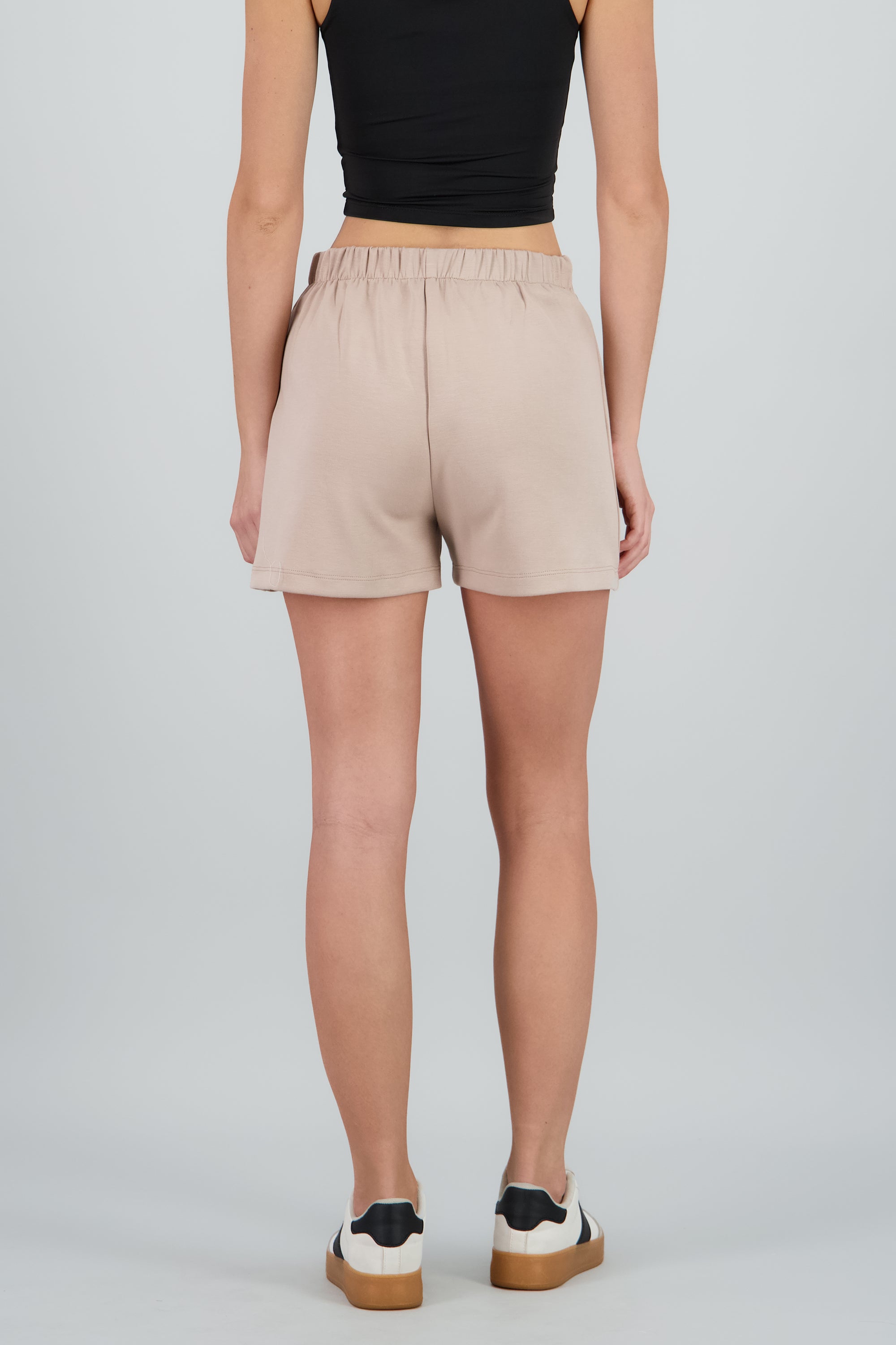 Short pretina con ligas BEIGE