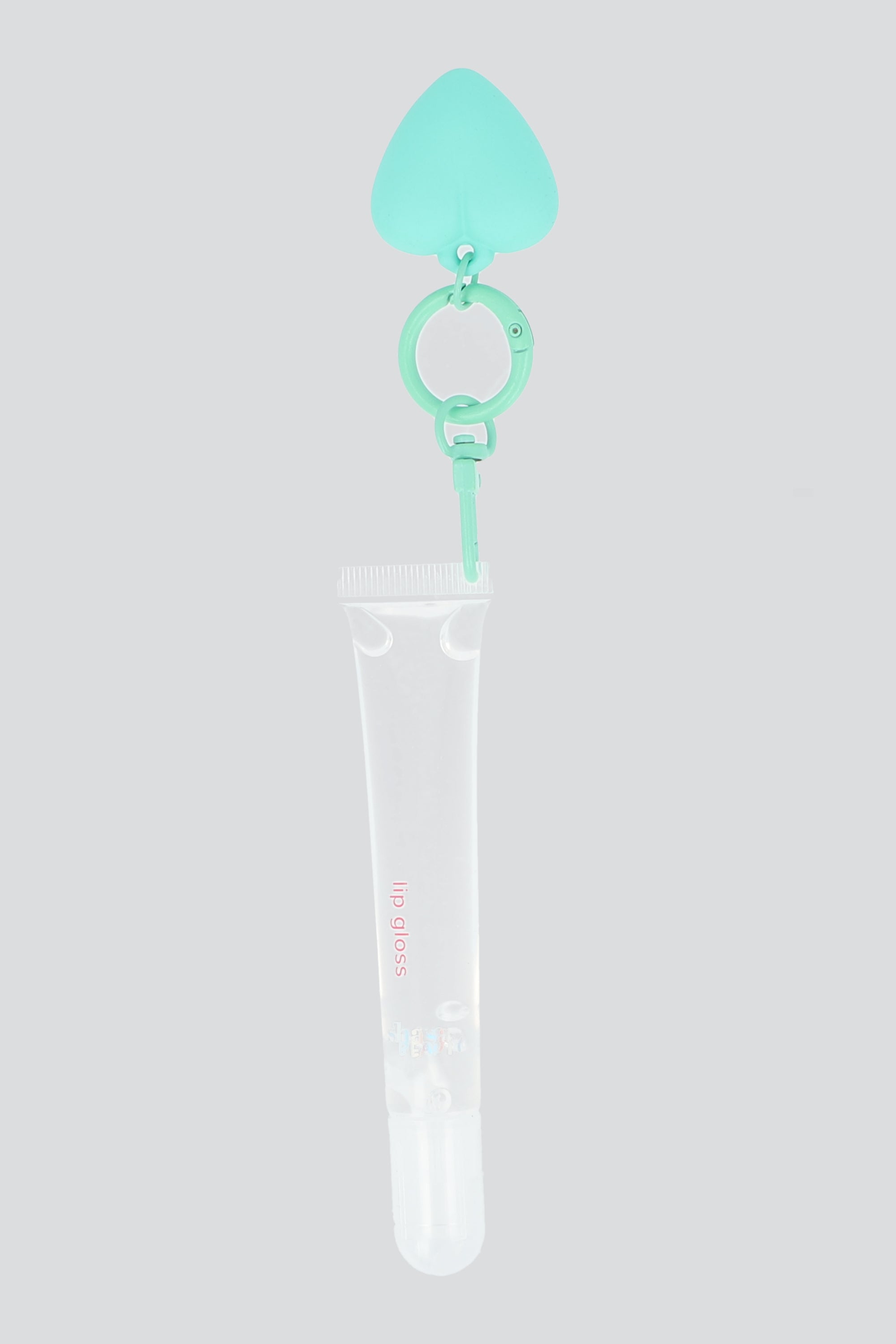 Gloss tubo largo charm corazon TRANSPARENTE