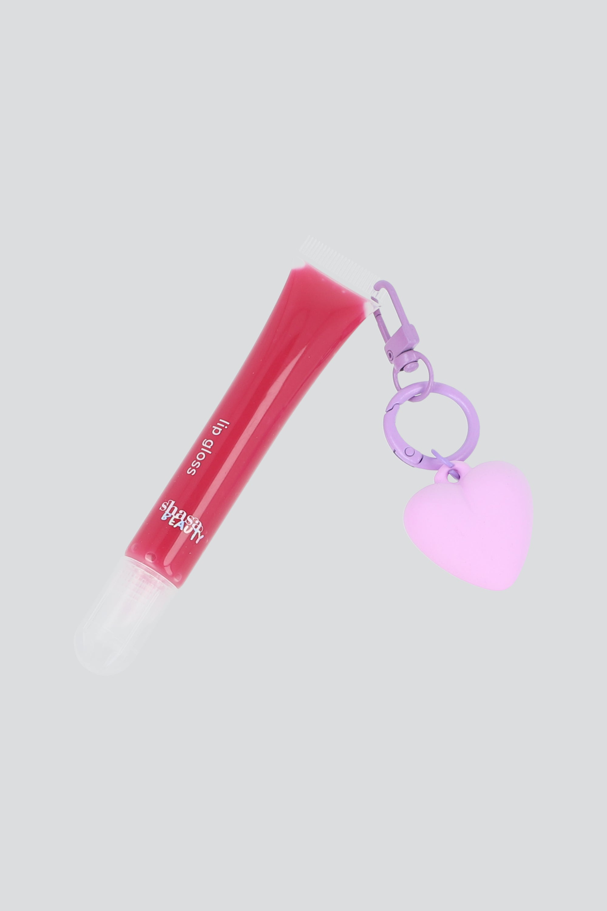 Gloss tubo largo charm corazon VINO