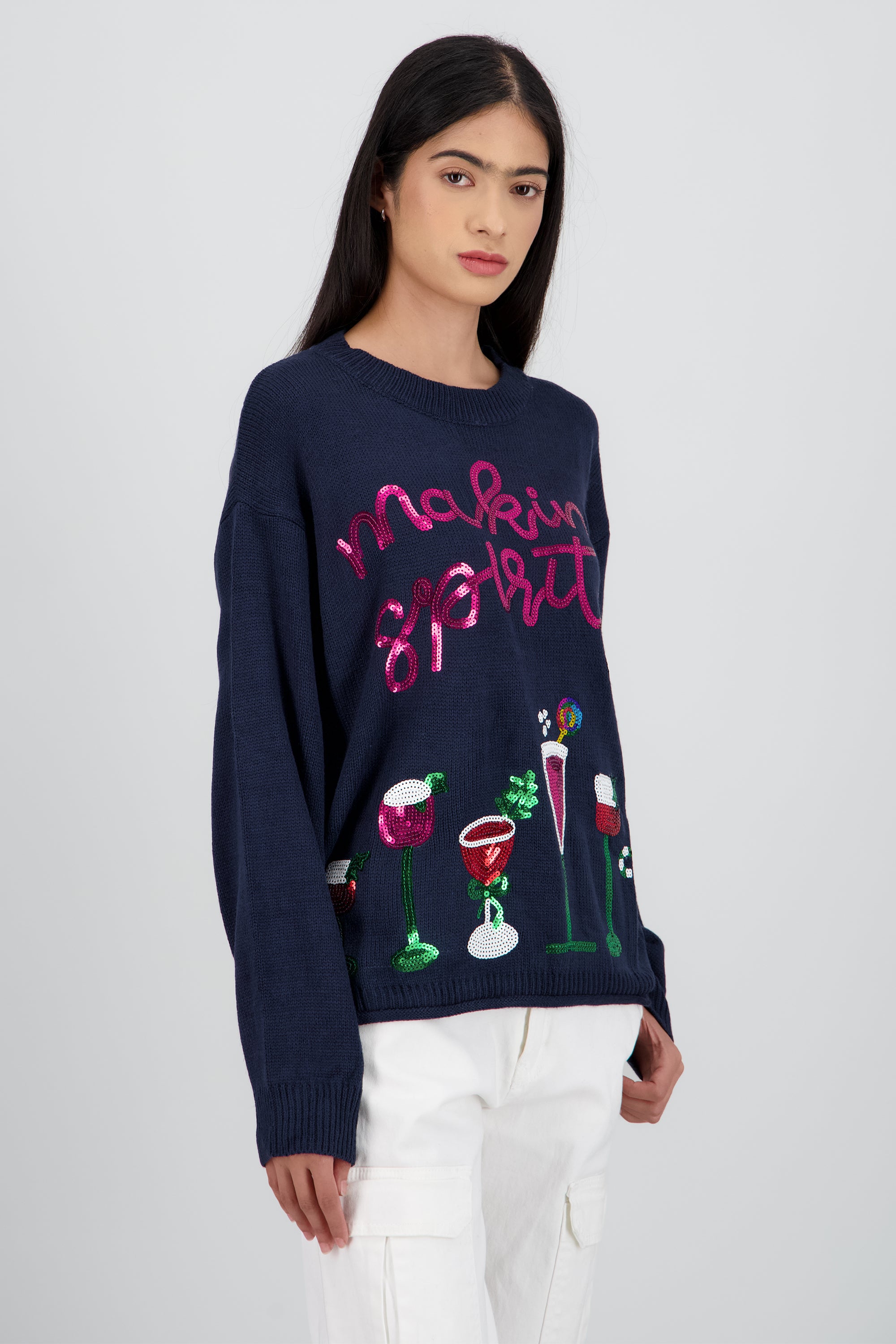 Sueter navidad drink MARINO