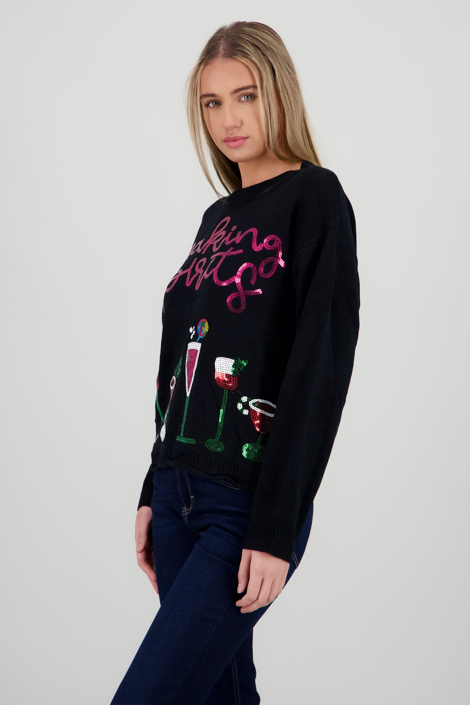 Sueter navidad drink NEGRO COMBO