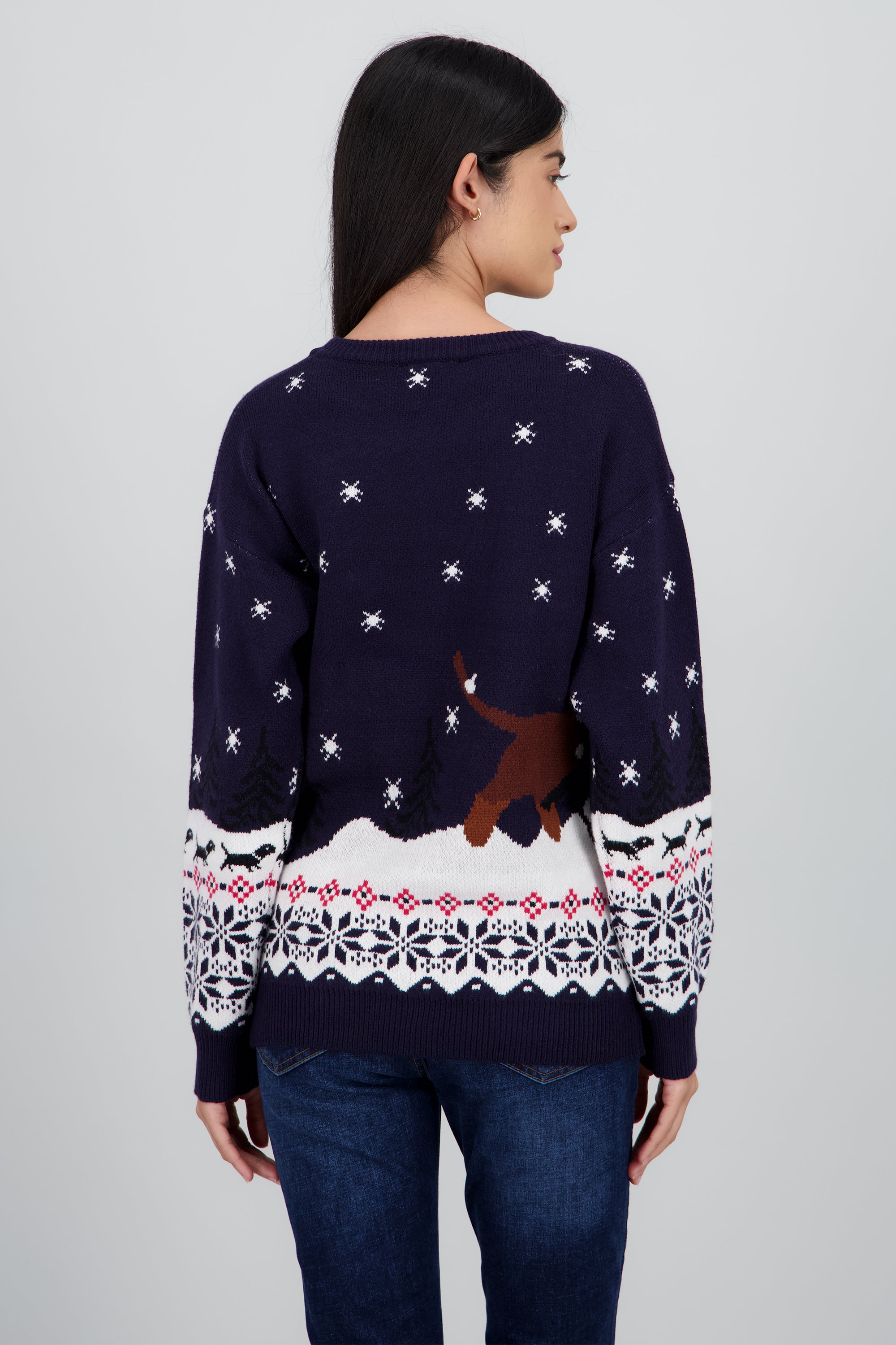 Sueter perrito navidad MARINO COMBO