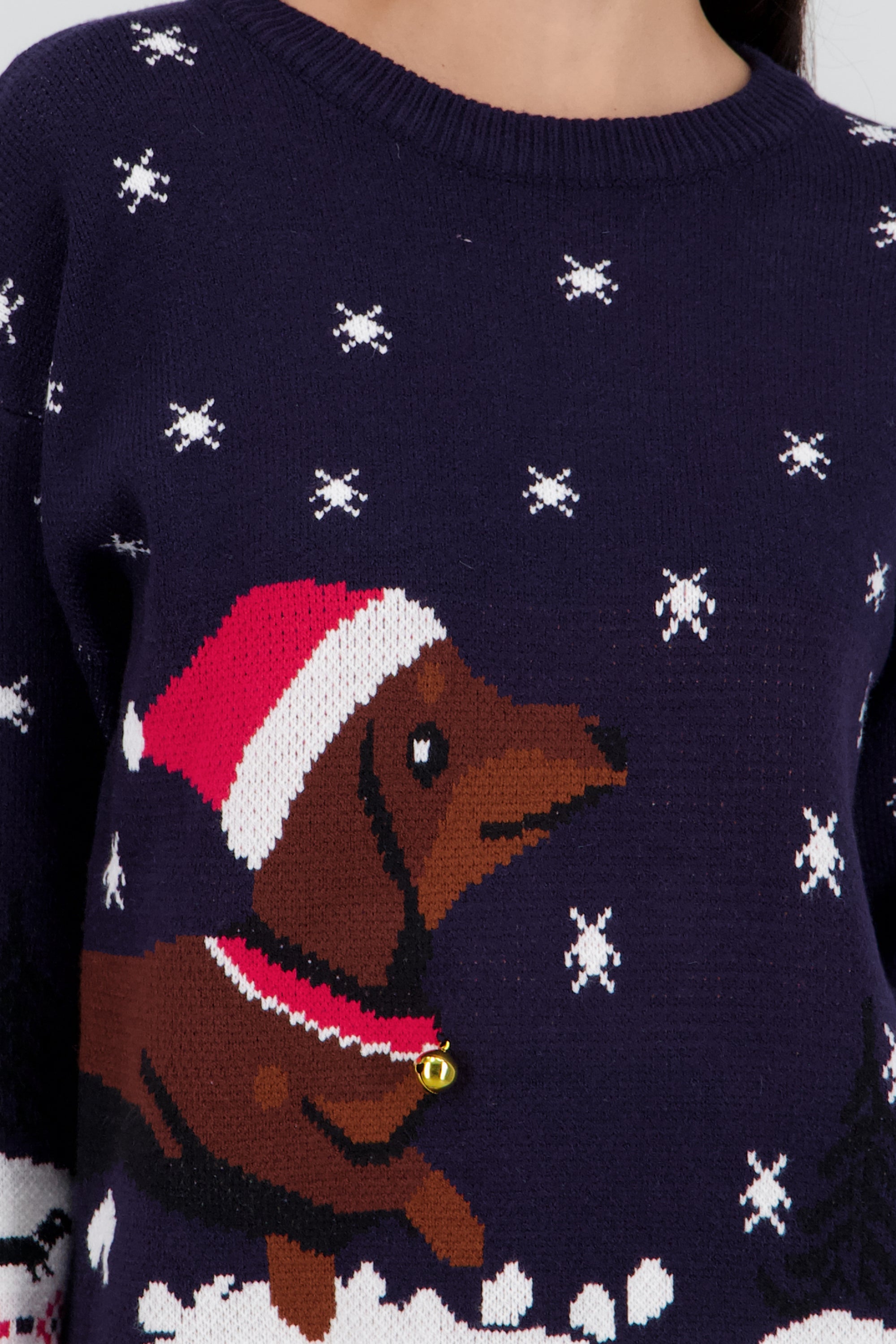 Sueter perrito navidad MARINO COMBO