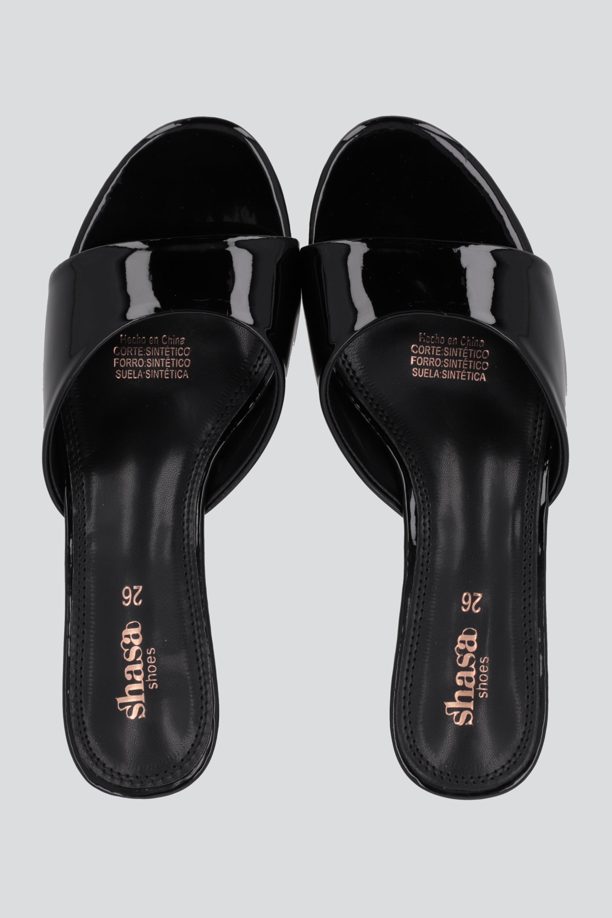 Tacon kitten mula peep toe NEGRO