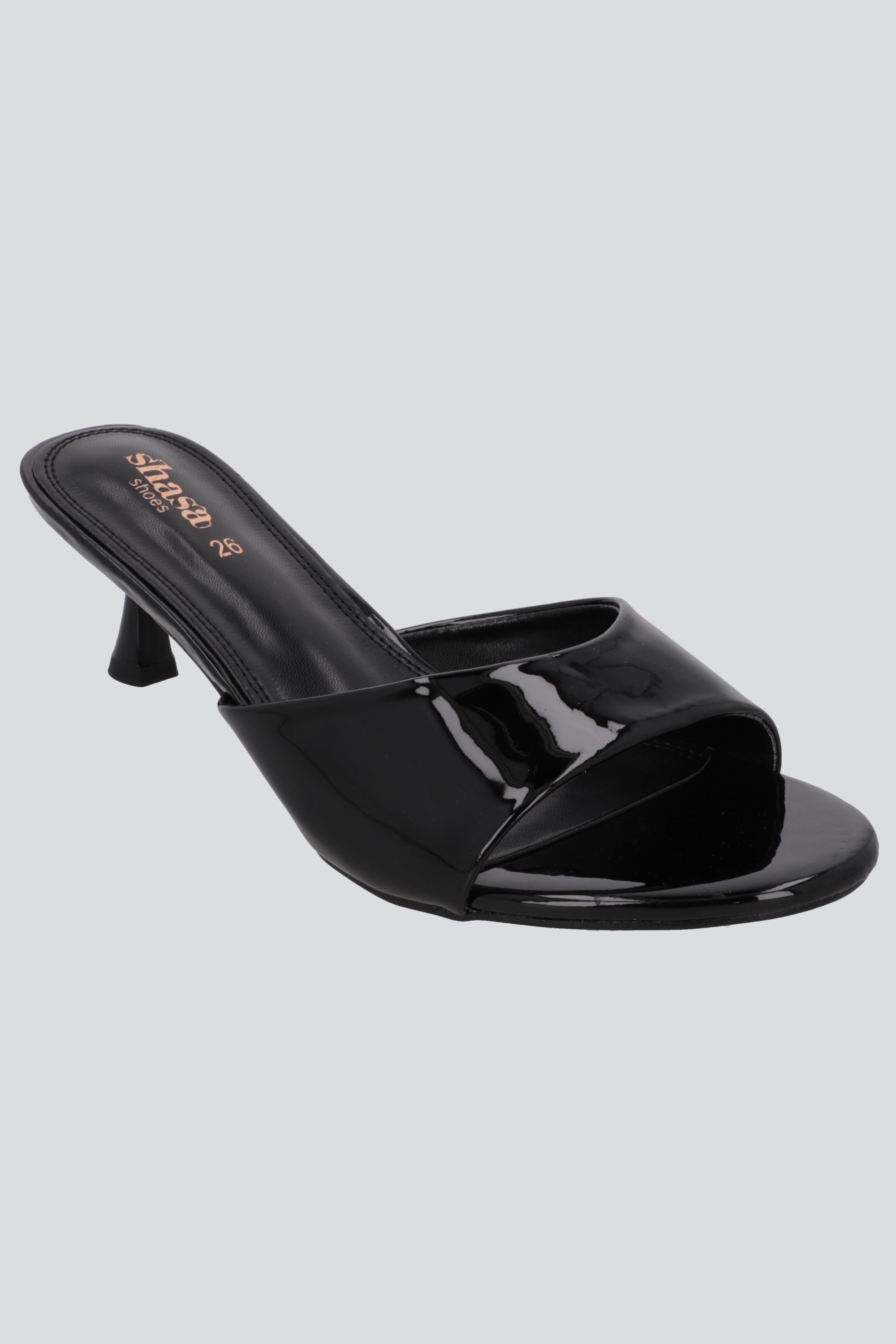 Tacon kitten mula peep toe NEGRO