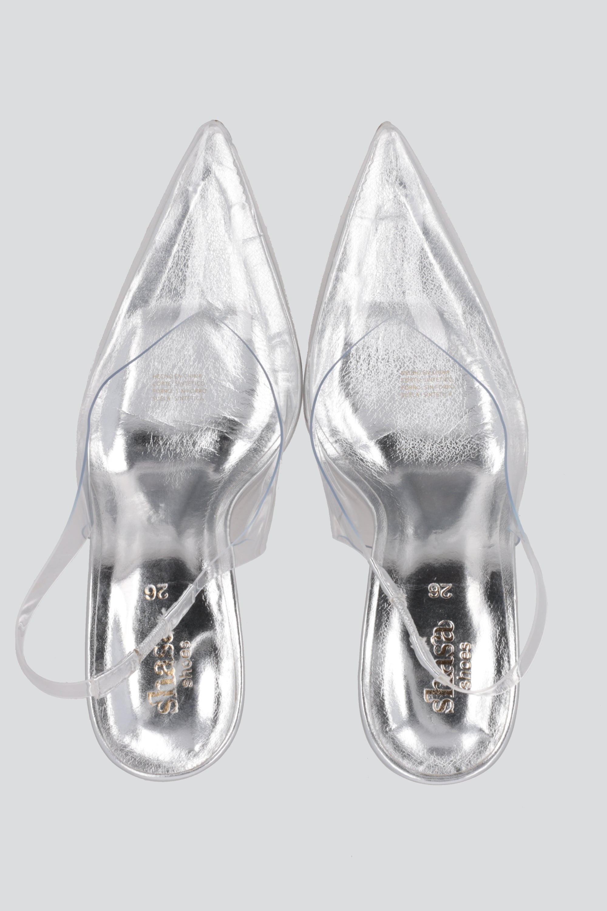 Tacon pointy transparente TRANSPARENTE