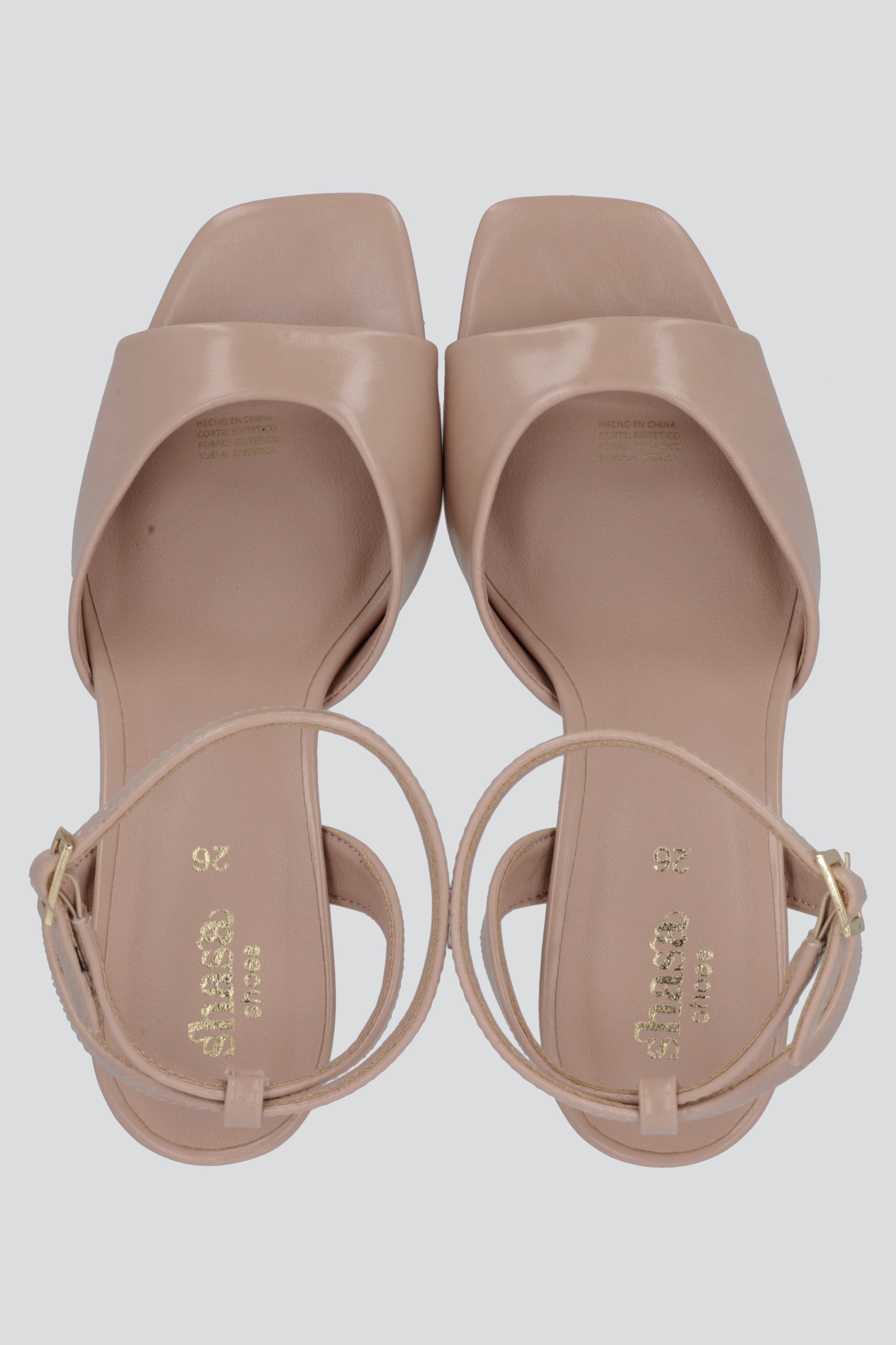 Tacon peep toe pulsera