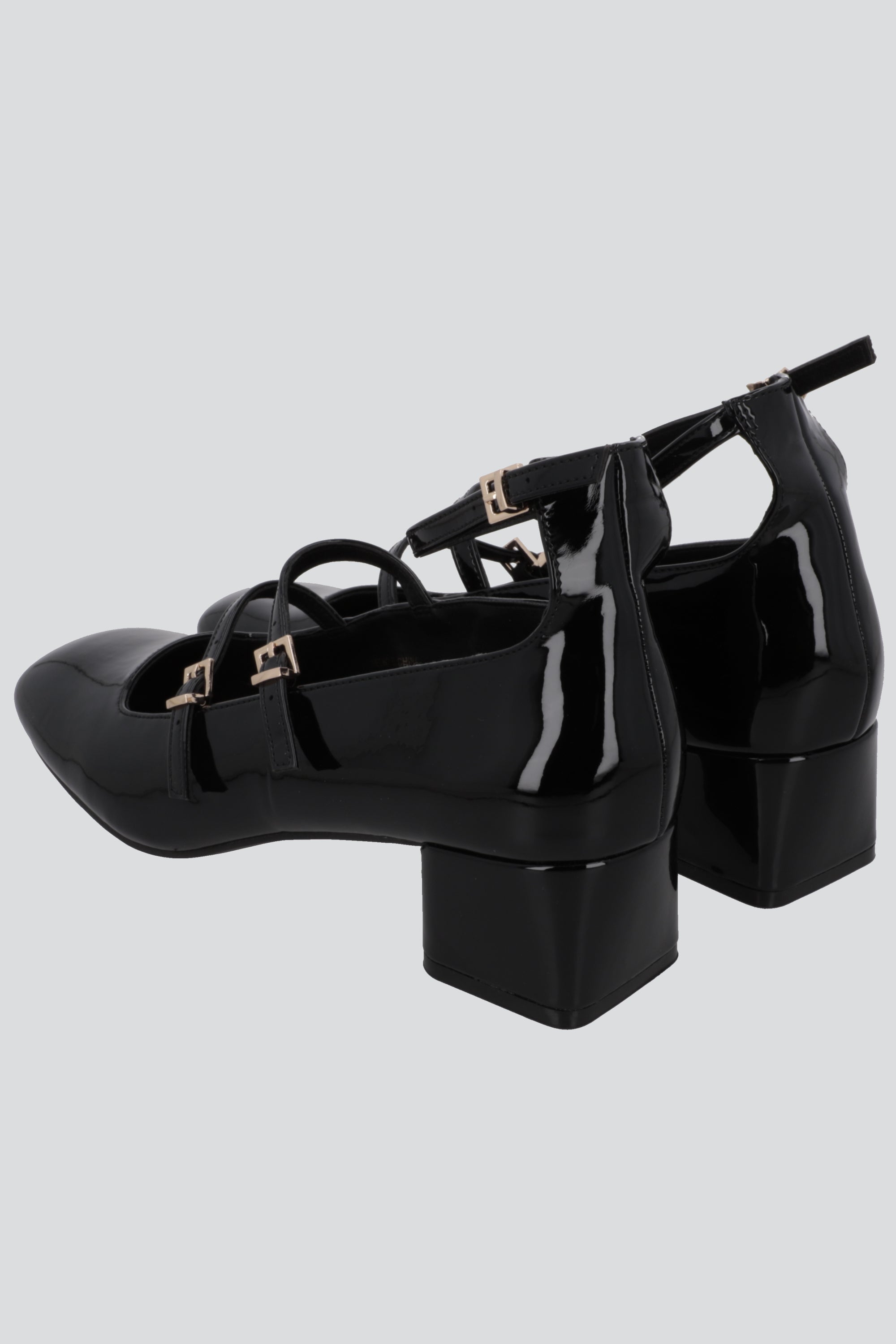 Tacon mini mary jane tiras NEGRO