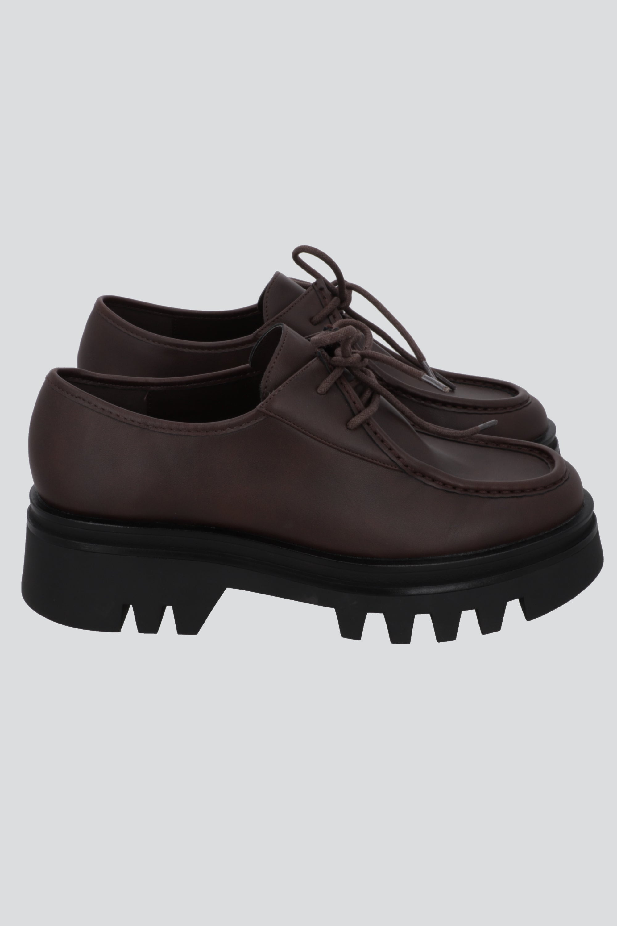 Loafer chunky agujetas CAFE