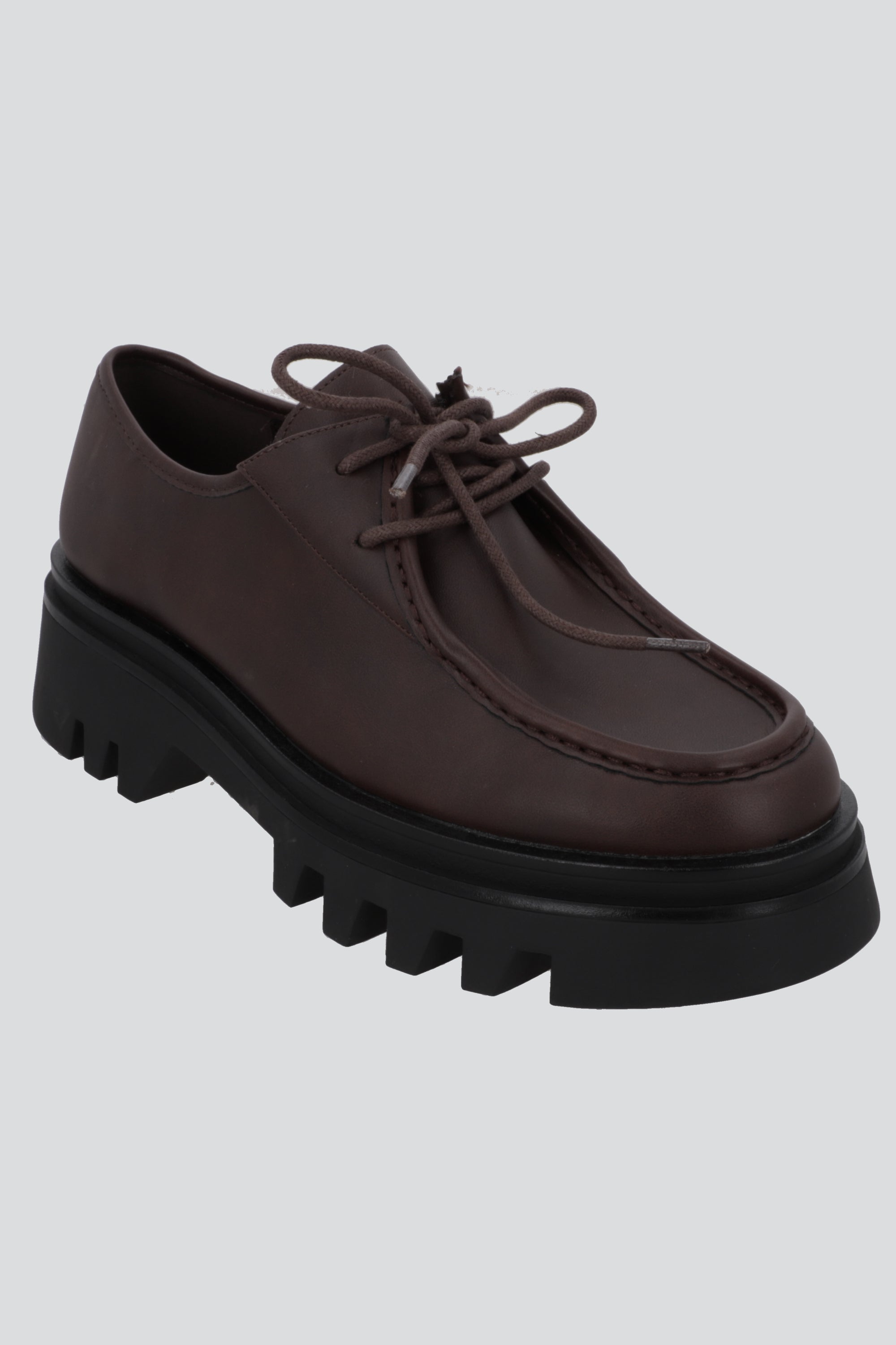 Loafer chunky agujetas CAFE