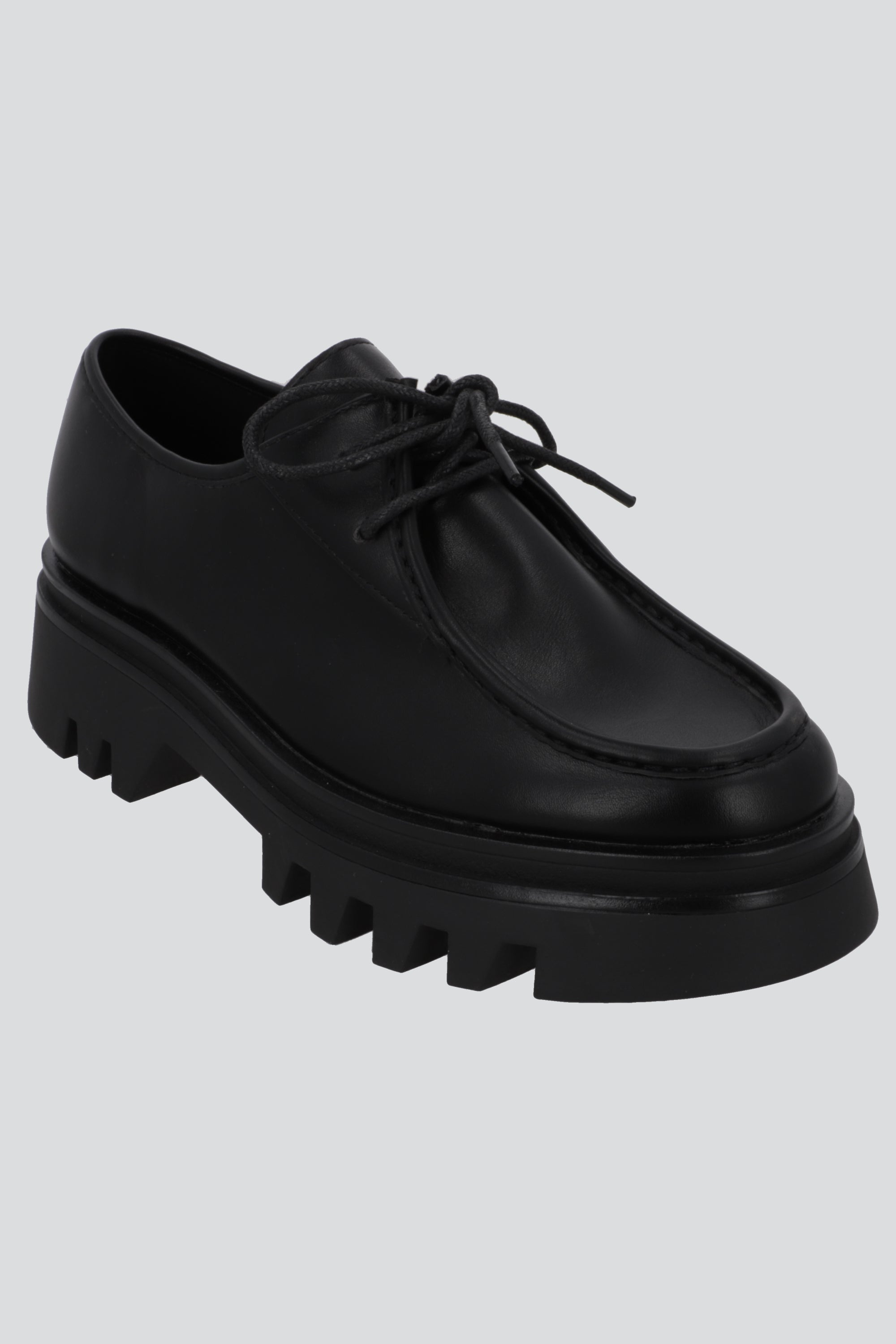 Loafer chunky agujetas NEGRO