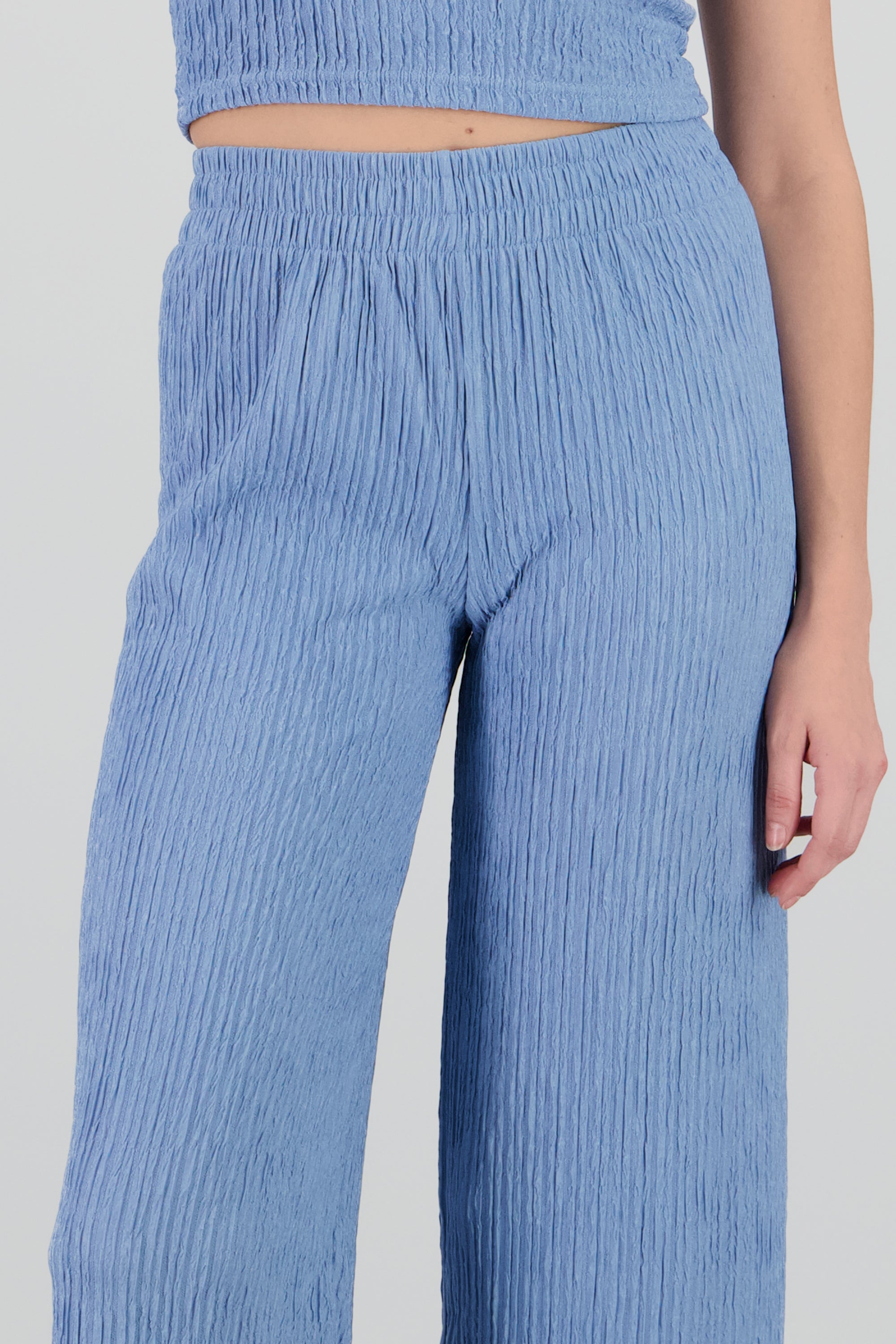 Pantalon textura amplio INDIGO
