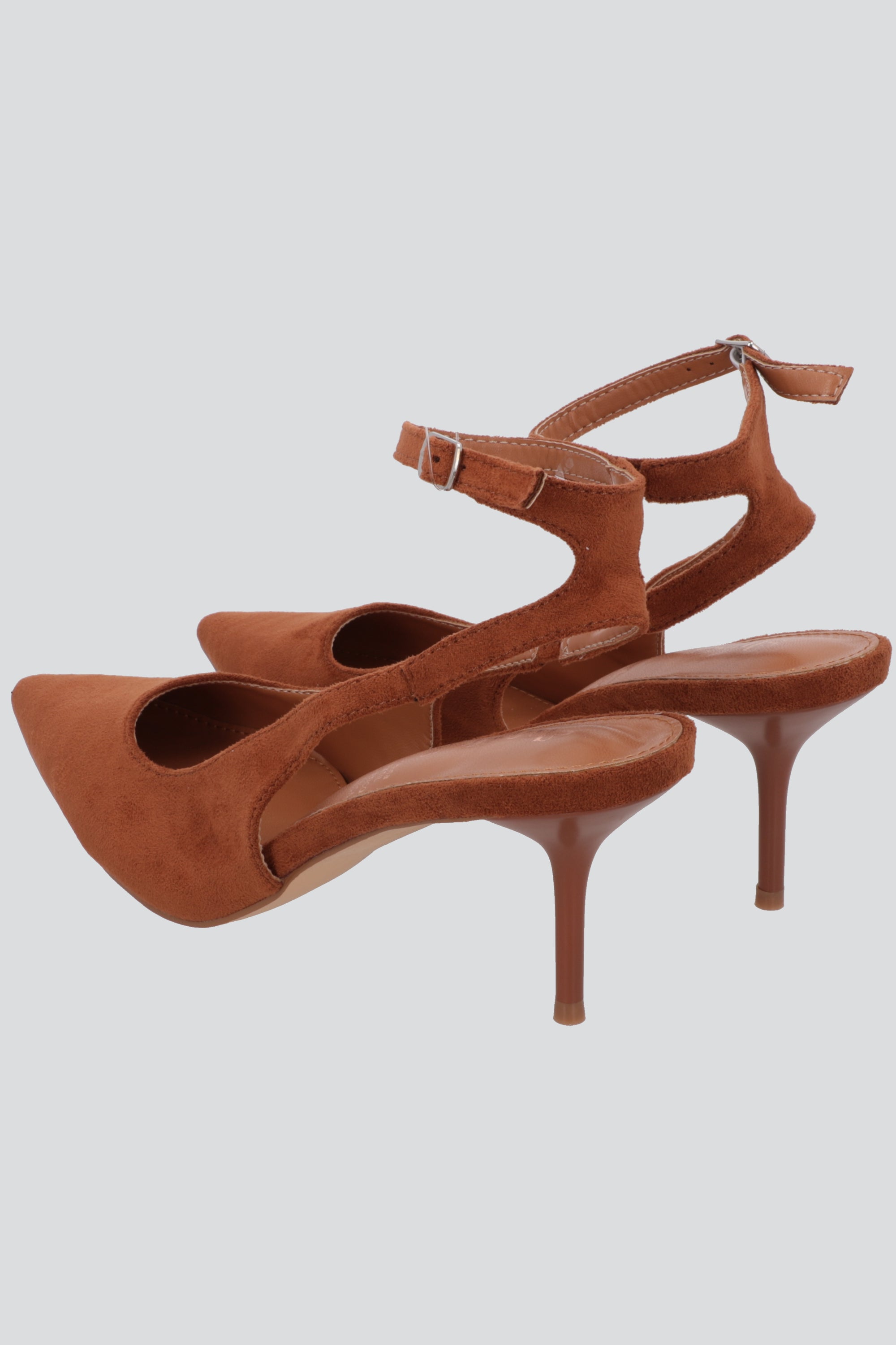 Tacon pointy pulsera suede CAMELLO
