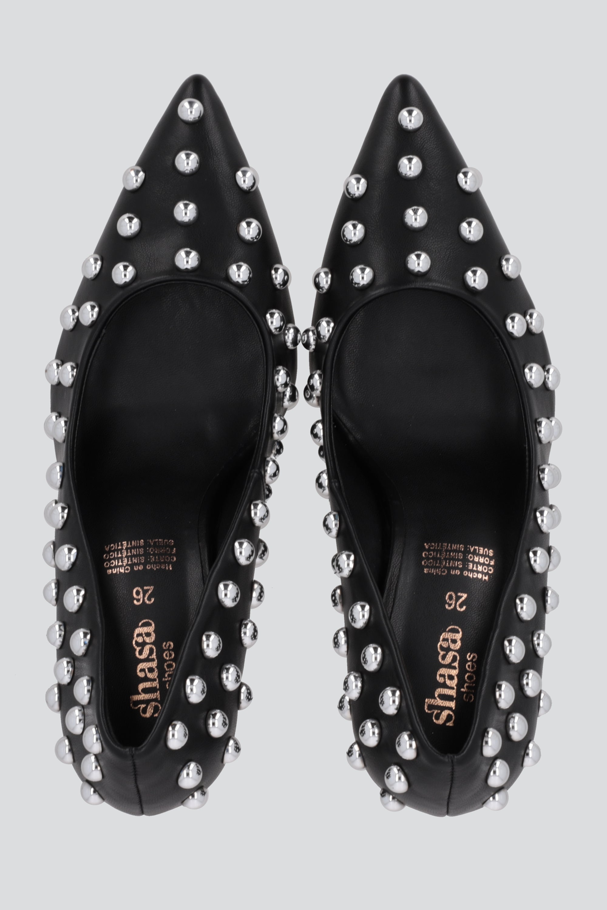 Tacon pointy mega studs NEGRO