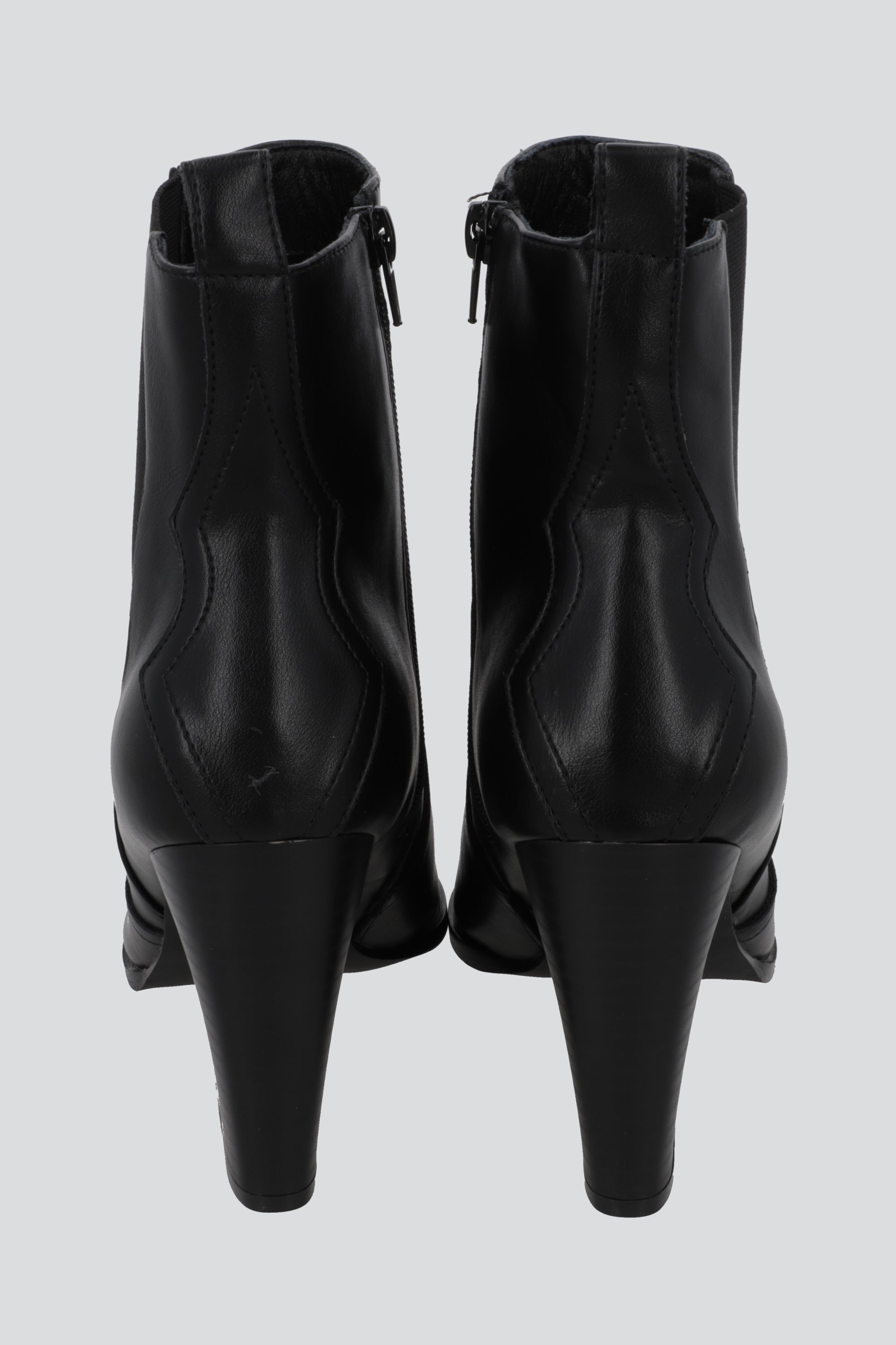 Botin vaquero alto NEGRO
