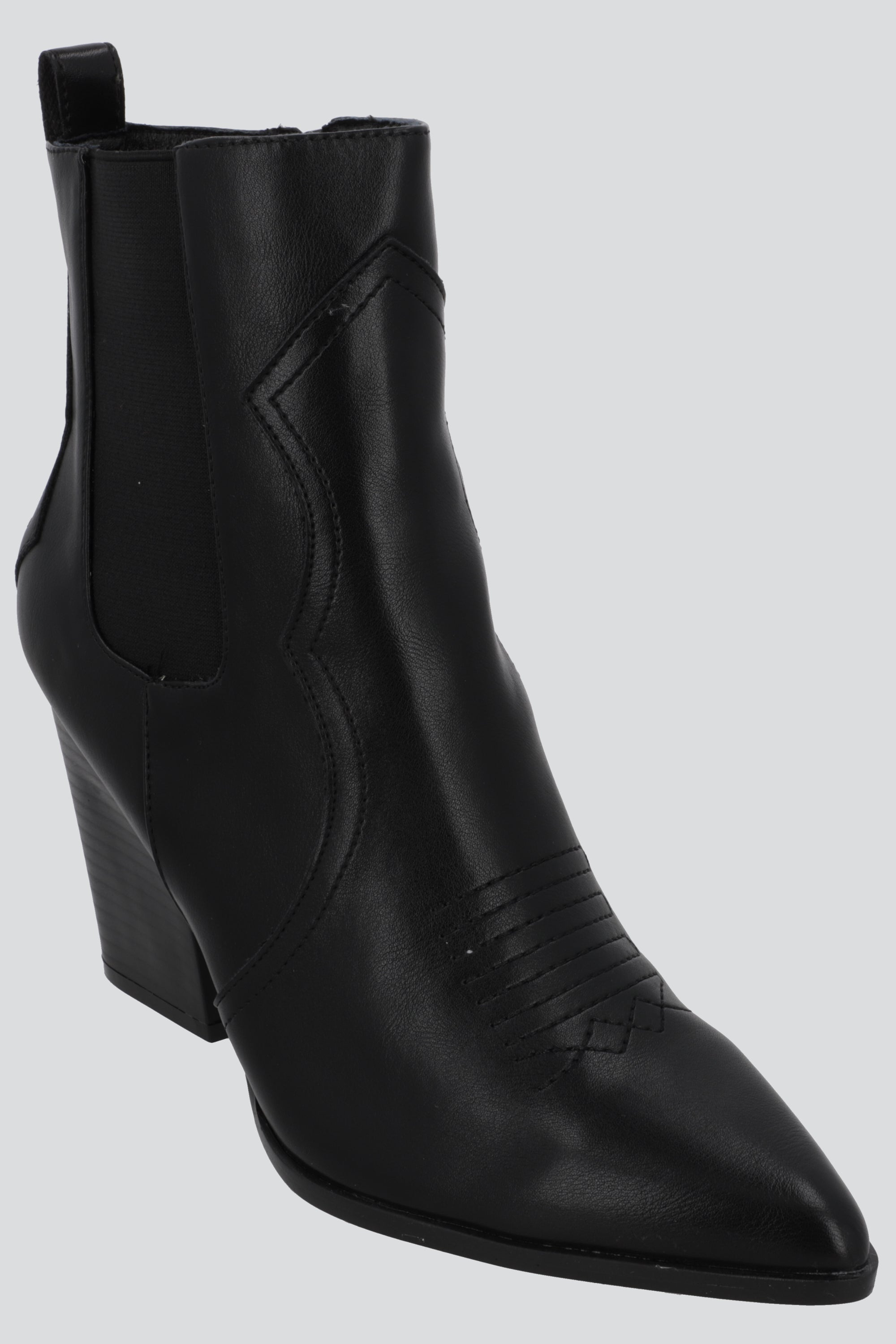 Botin vaquero alto NEGRO