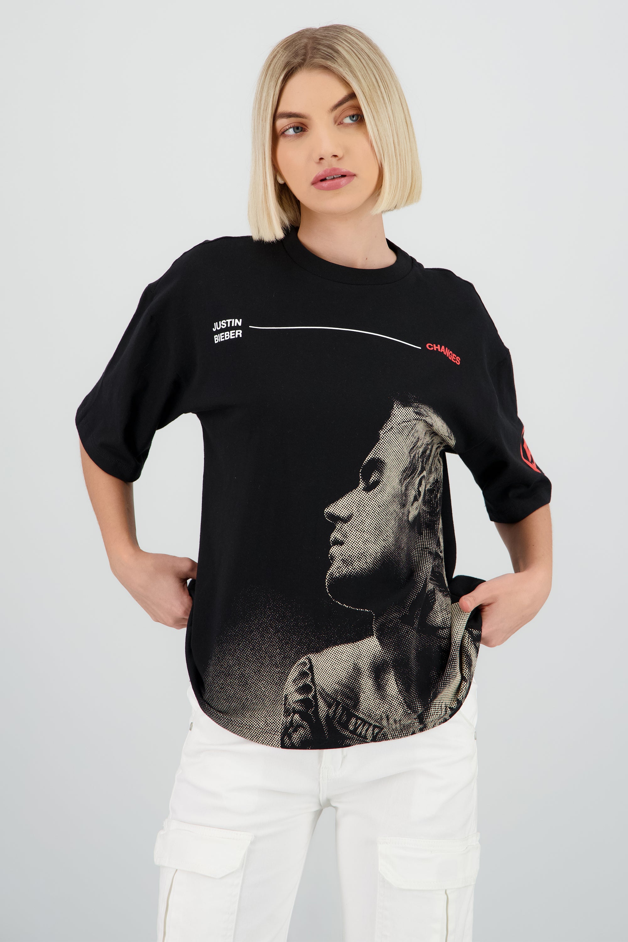 Playera justin bieber changes NEGRO