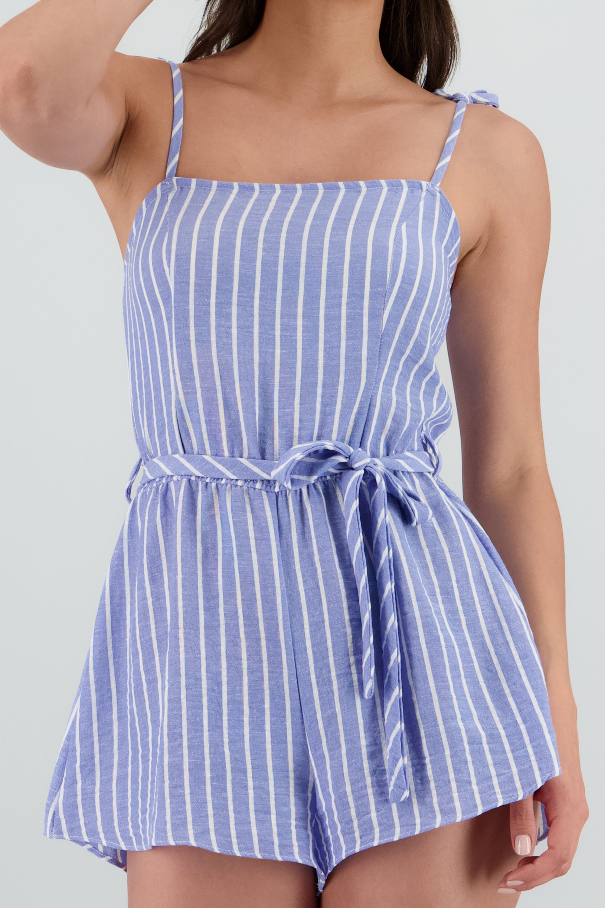 Romper tirantes detalle lazo AZUL COMBO