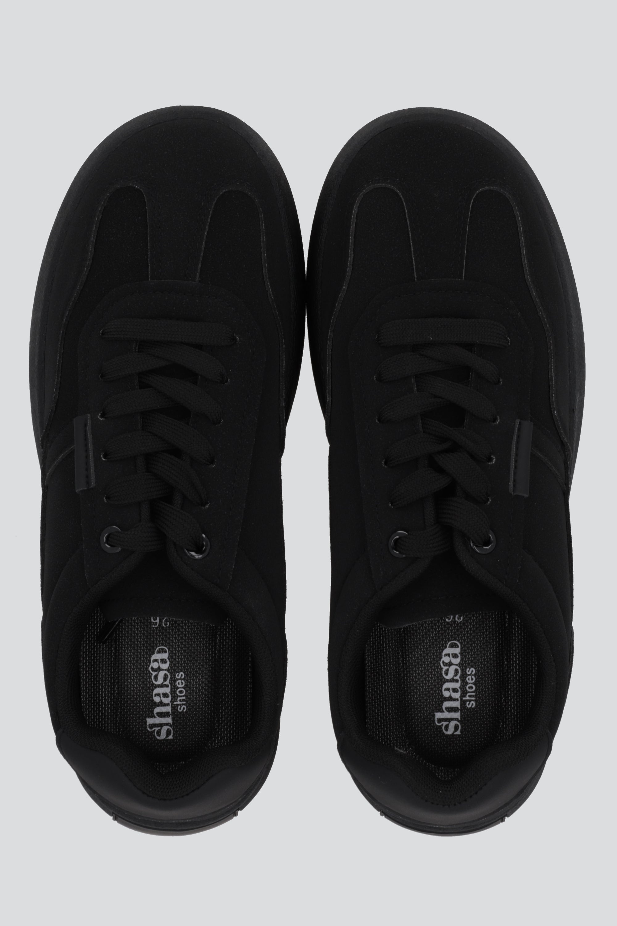 Tenis casual suede plataforma NEGRO