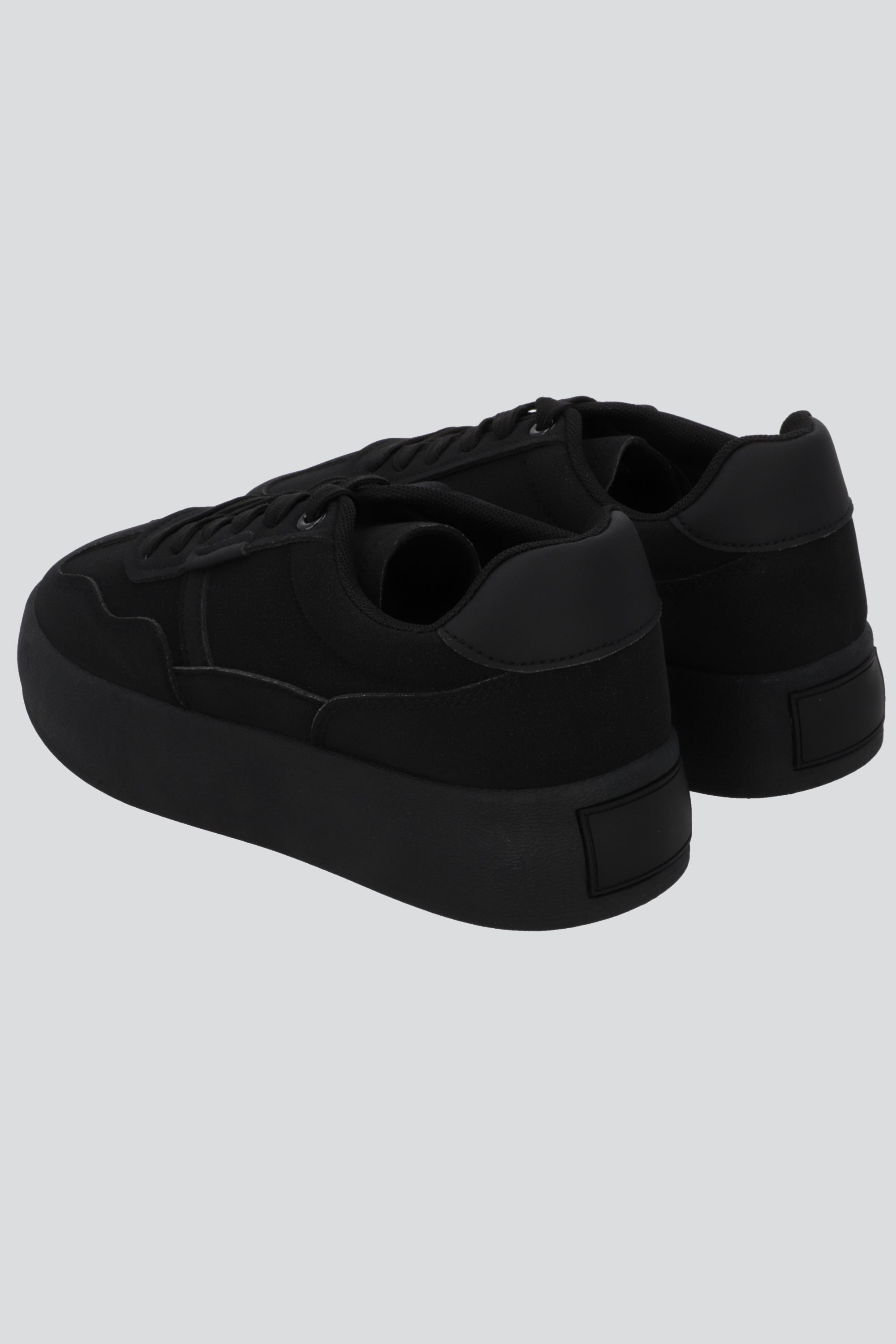 Tenis casual suede plataforma NEGRO