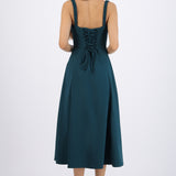 Vestido liso maxi