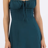 Vestido liso maxi