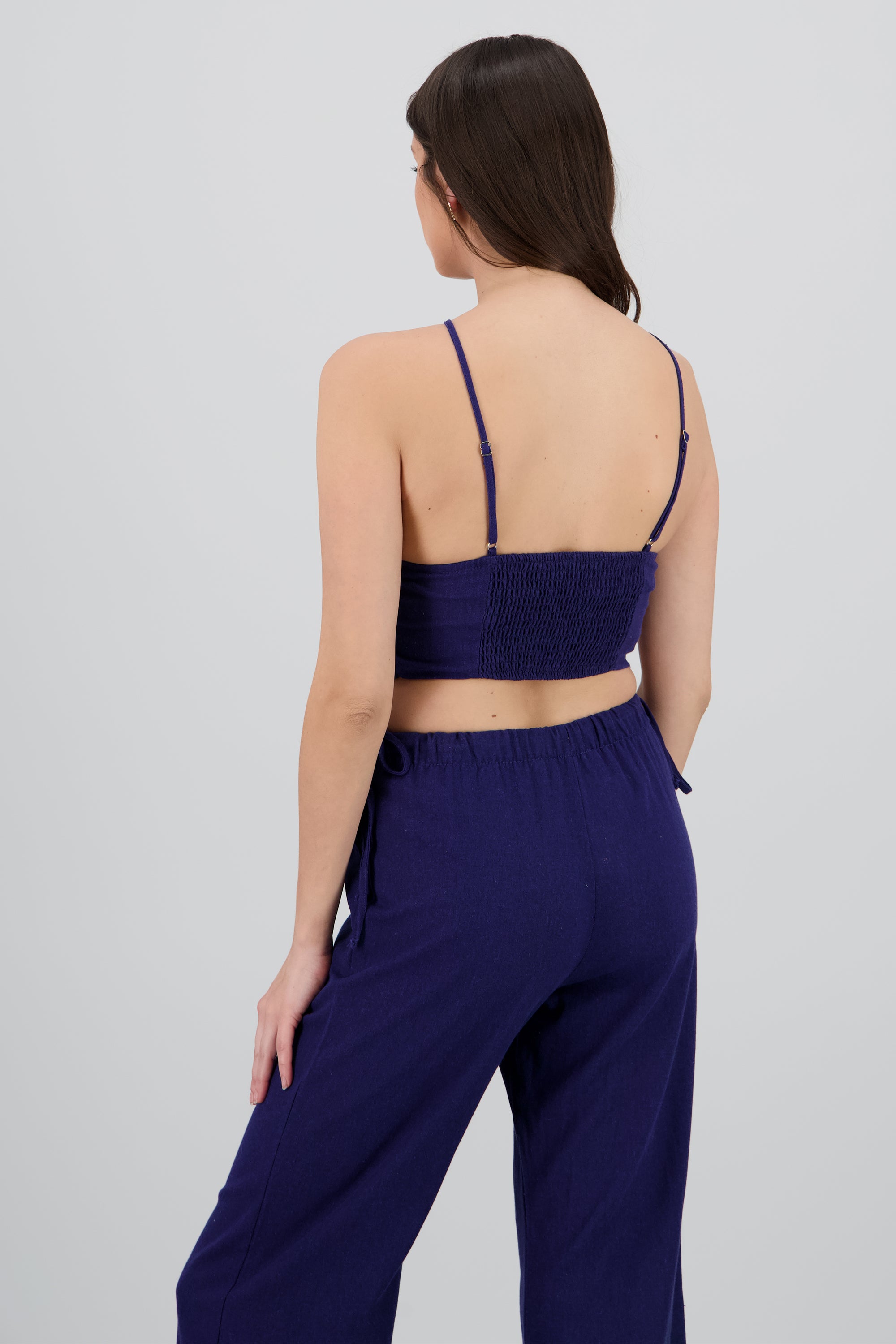 Top cuentas halter MARINO