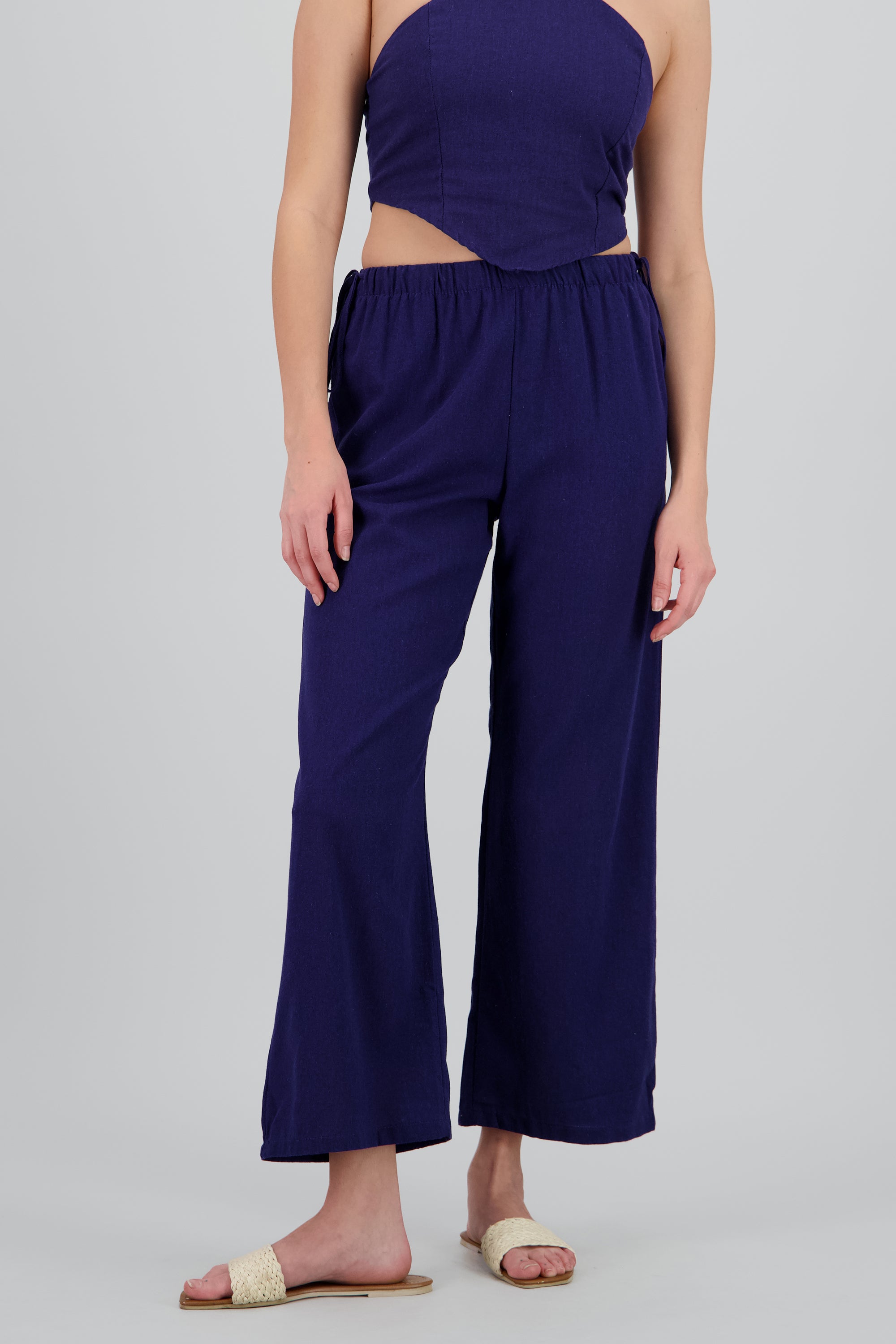 Pantalon jaretas cintura MARINO