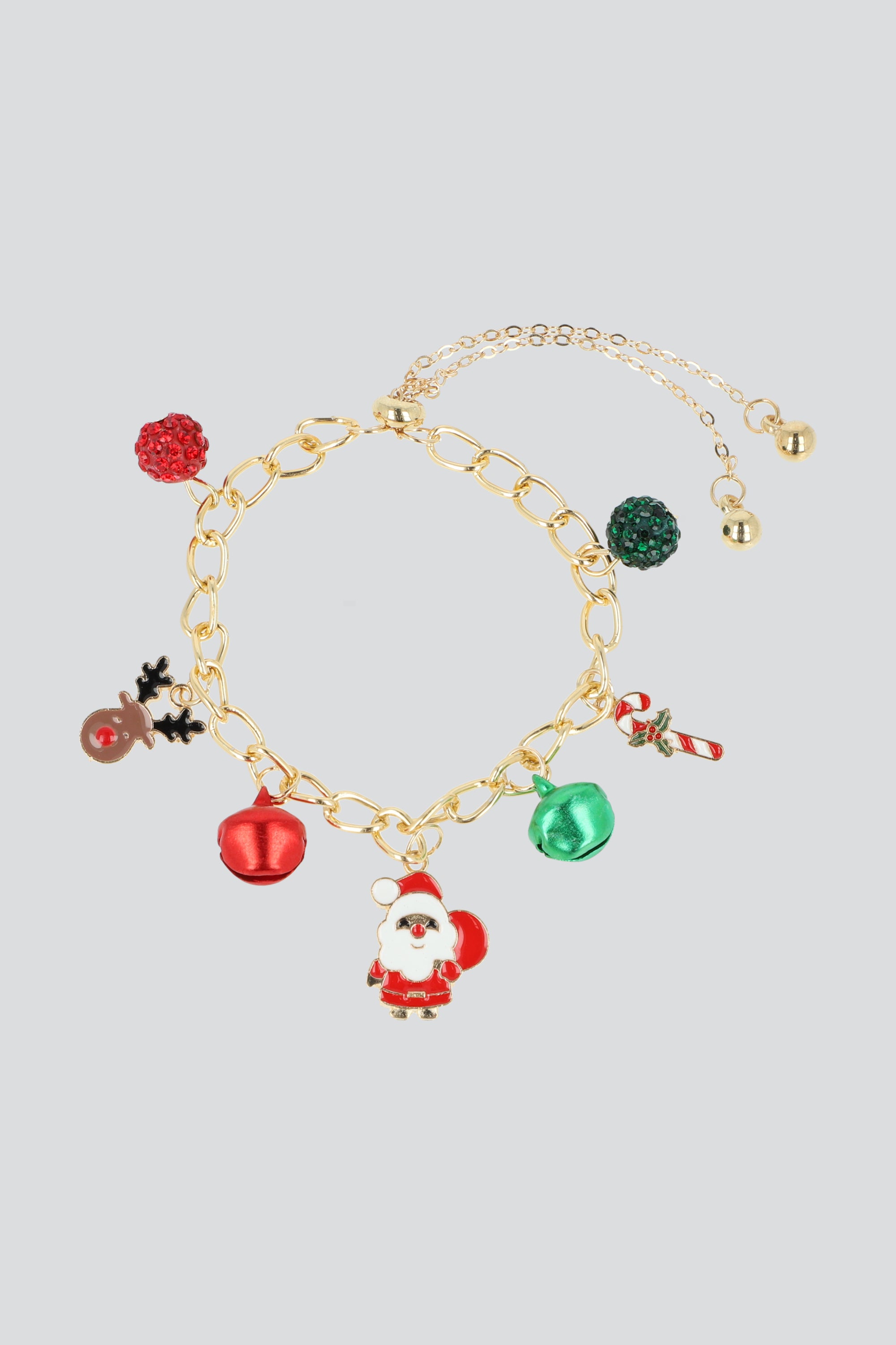 Pulsera charms navideños ORO