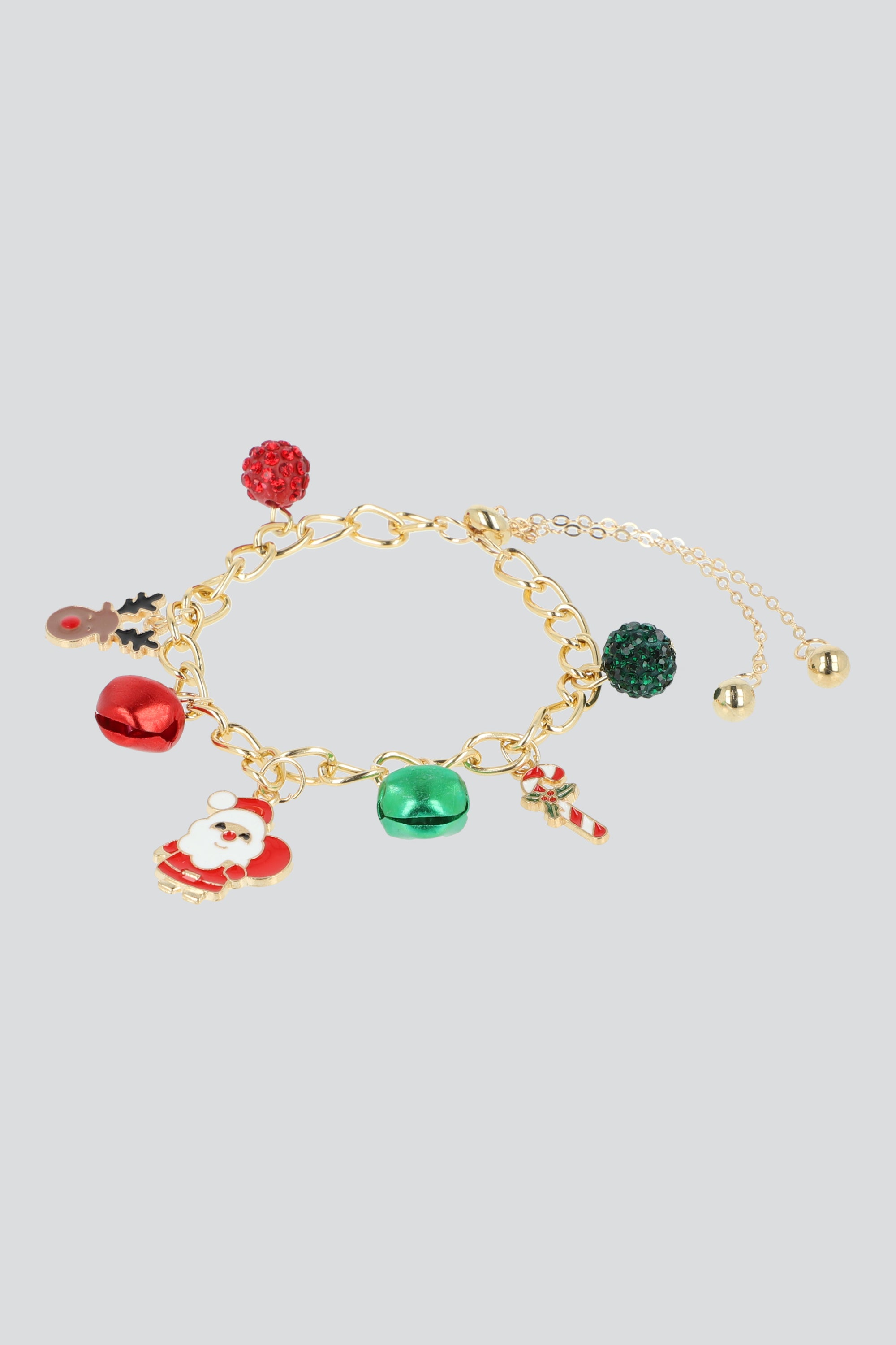 Pulsera charms navideños ORO