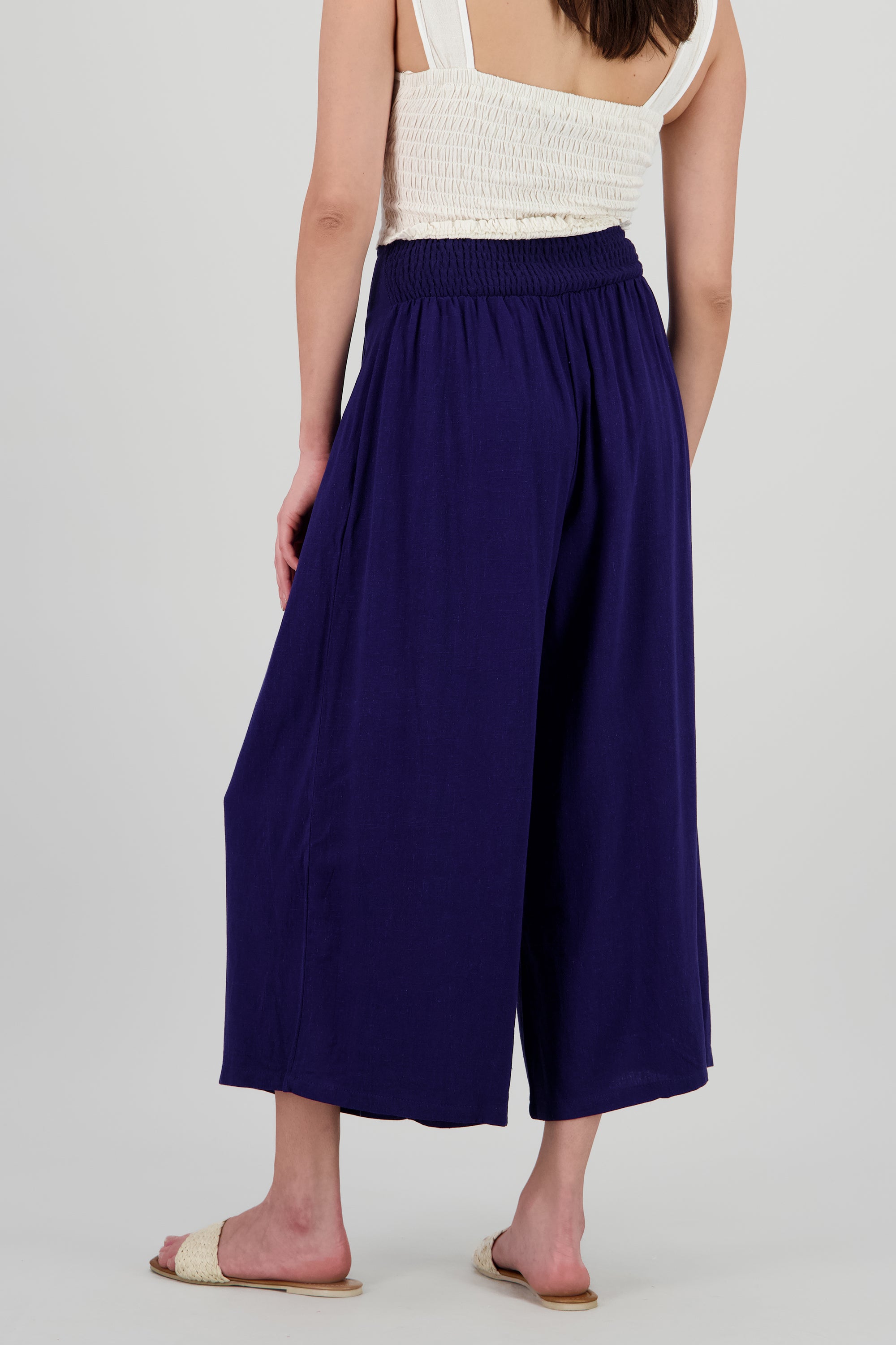 Pantalon 2 pinzas amplio MARINO