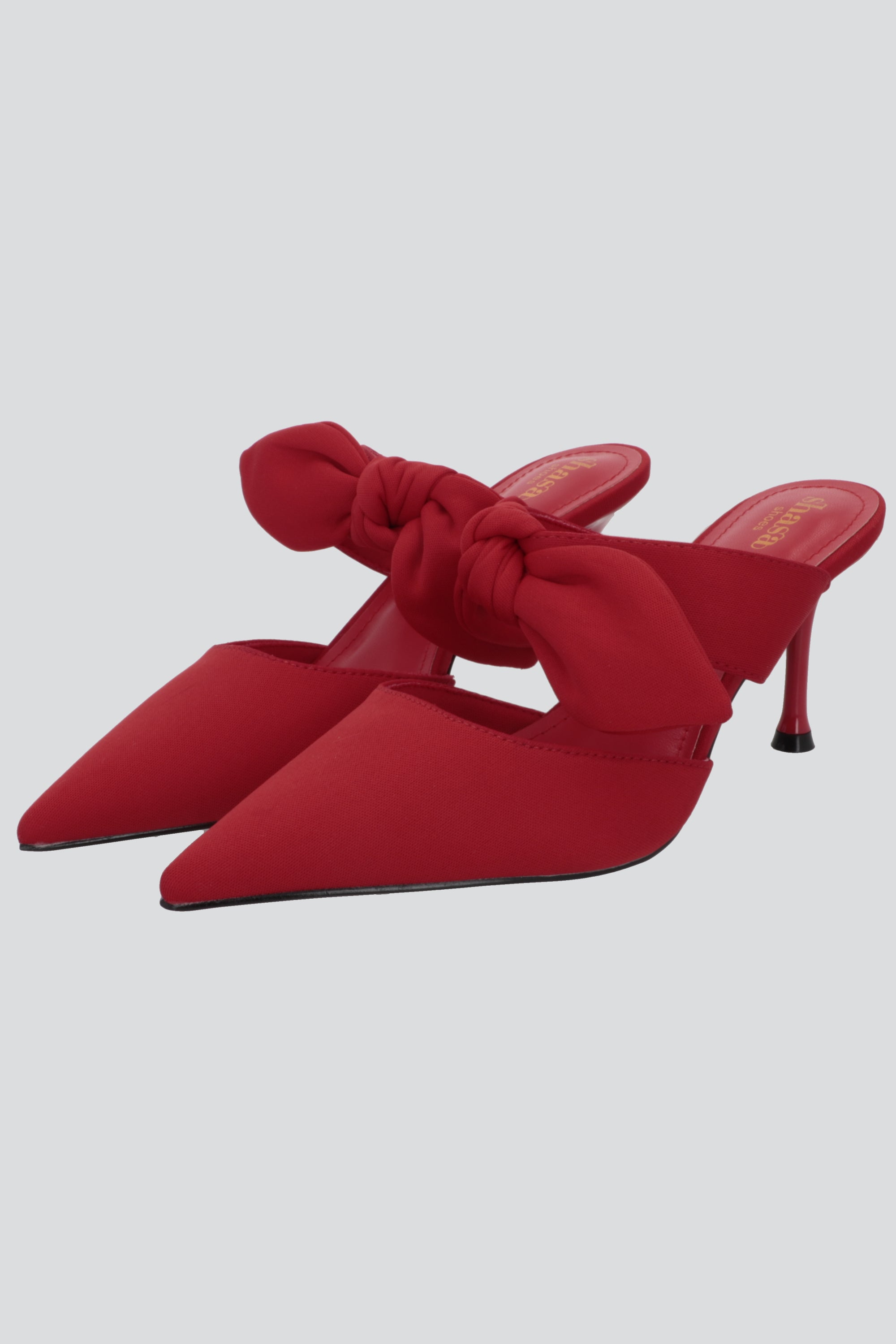 Tacon pointy mula moño ROJO